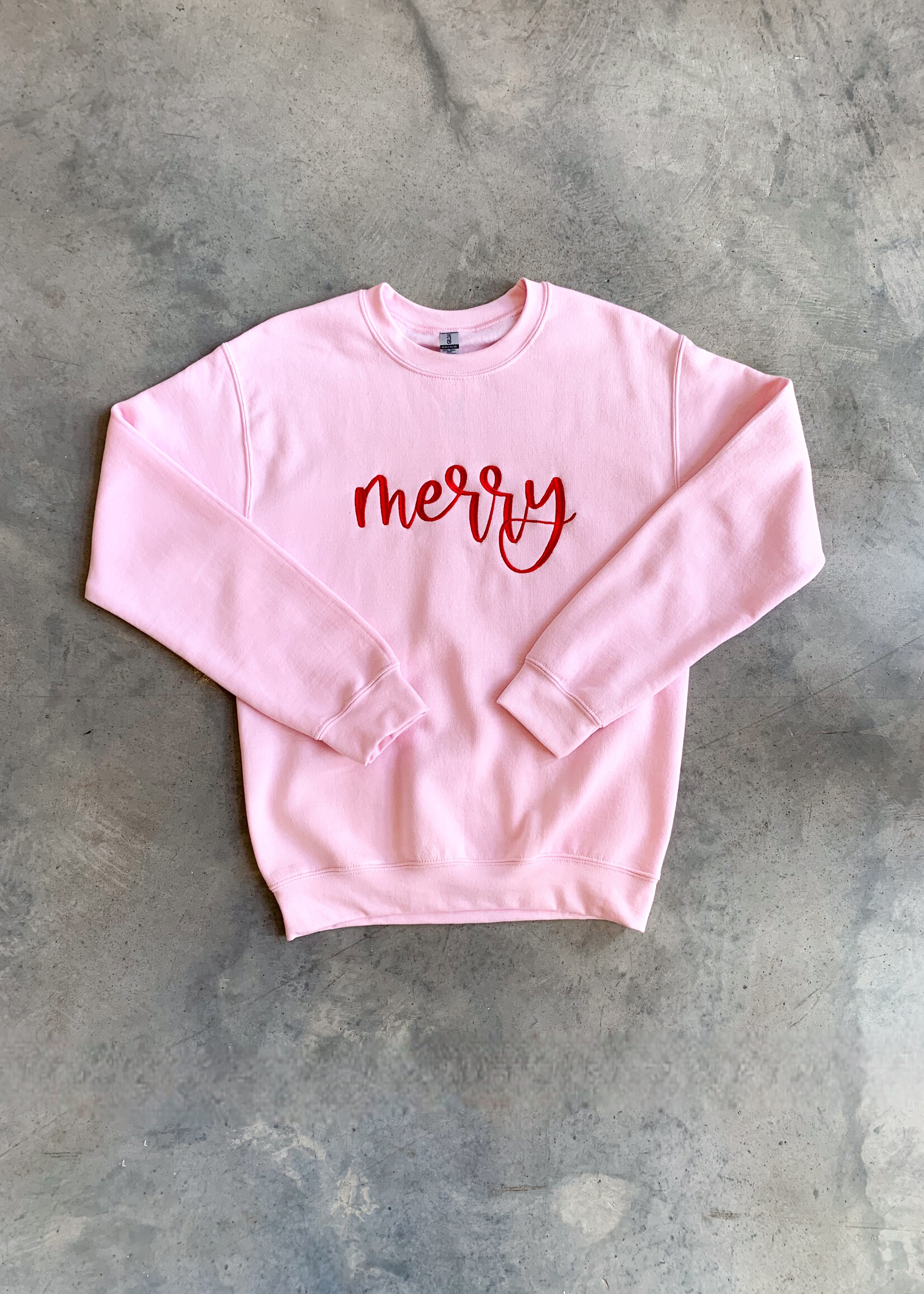 Elitaire Boutique Merry Embroidered Sweatshirt