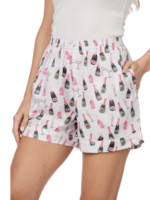 Elitaire Boutique Champagne Bottle Pajama Shorts