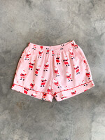 Elitaire Boutique Pink Santa Pajama Short