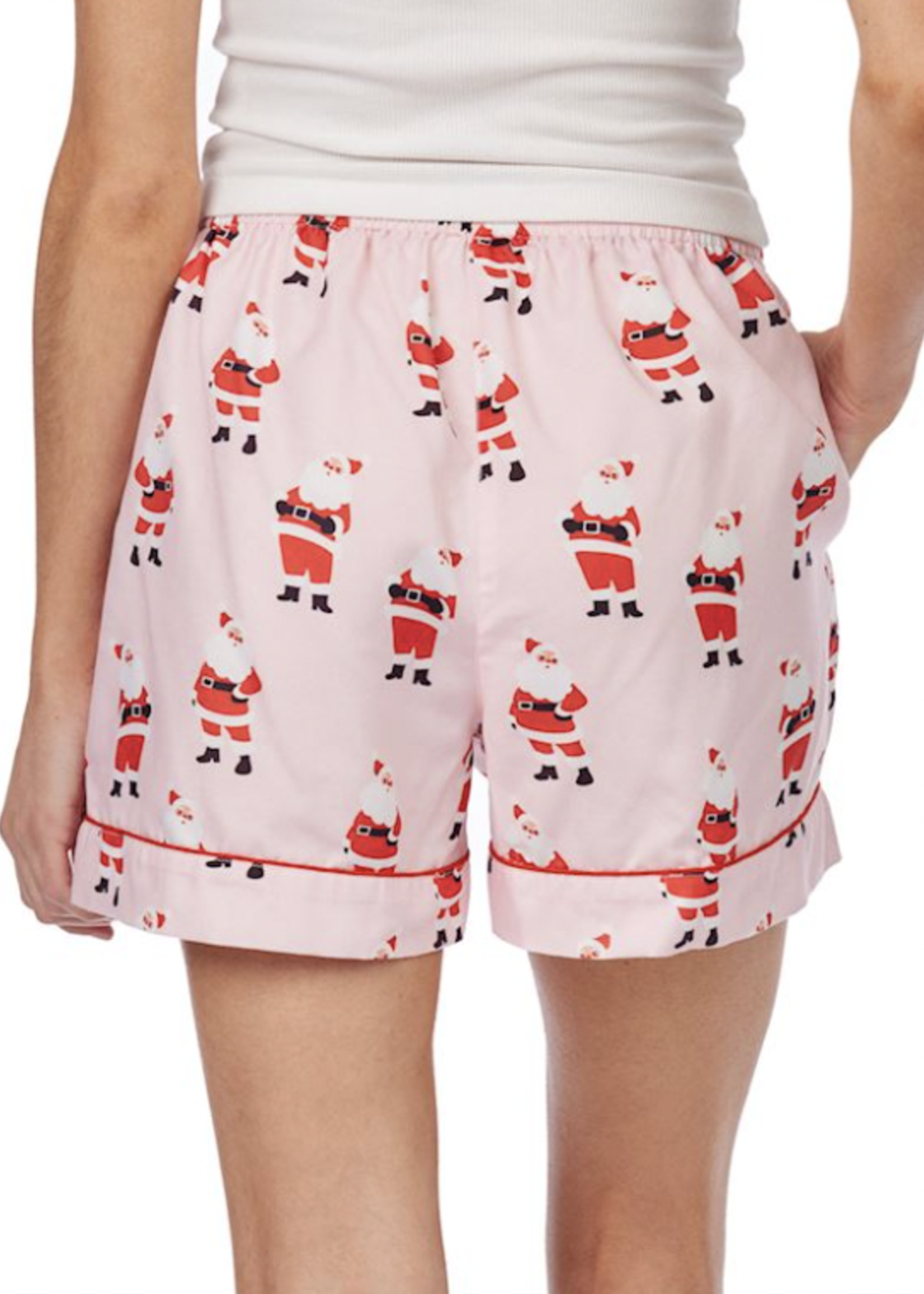 Elitaire Boutique Pink Santa Pajama Short