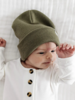 Elitaire Petite Beanie - Moss Green