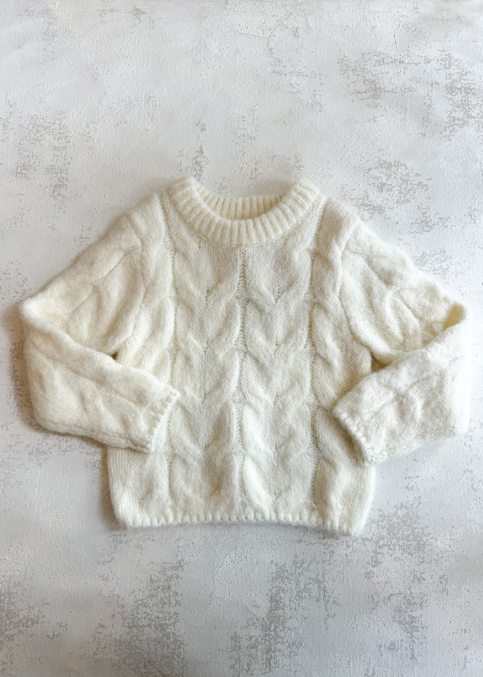 Elitaire Petite Gracie Cream Sweater