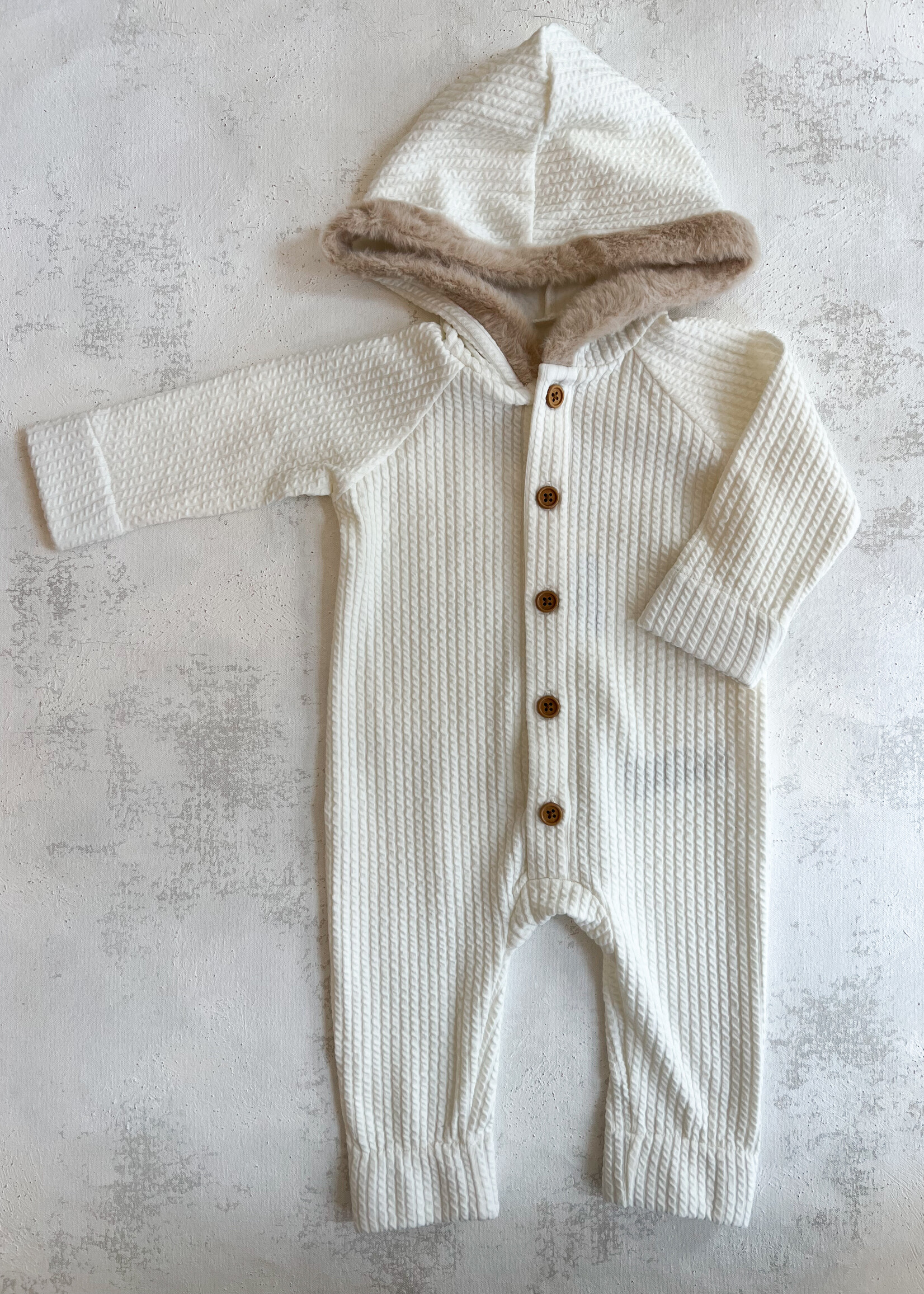 Elitaire Petite Bailey Knit Hooded Romper & Dress