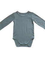 Elitaire Petite Long Sleeve Bodysuit in Storm