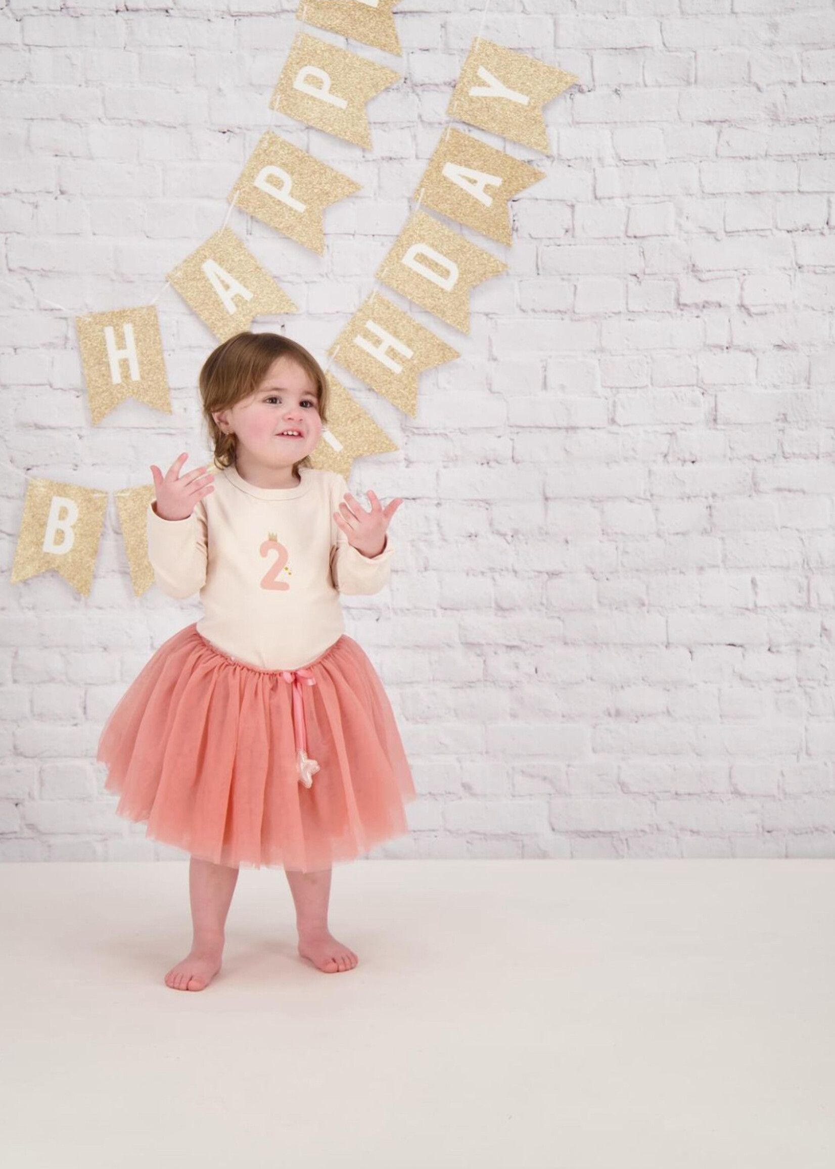 Elitaire Petite Birthday Party Numbers Tee