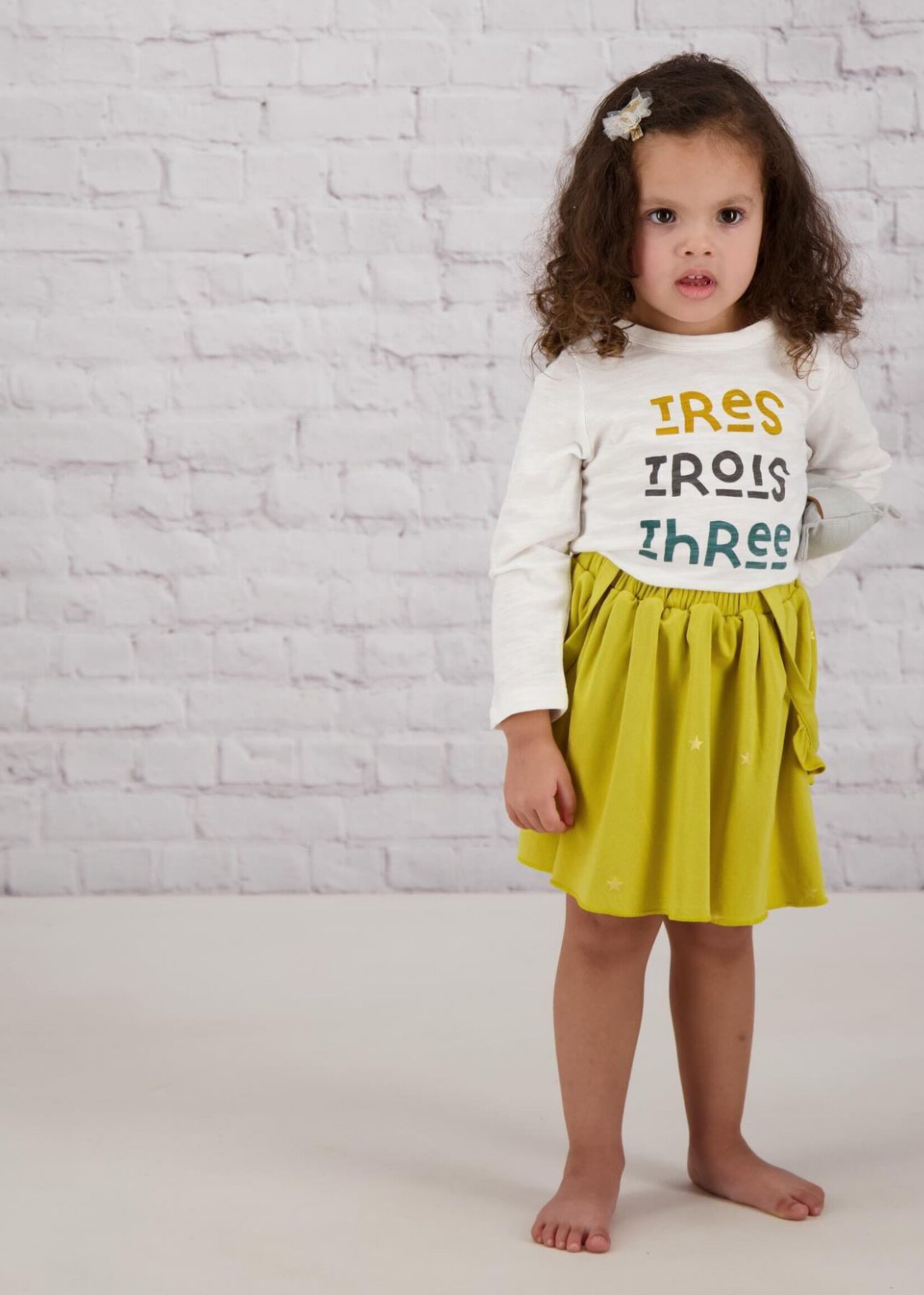 Elitaire Petite Languages Numbers Tee