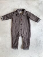 Elitaire Petite Lumberjack Tweed Romper