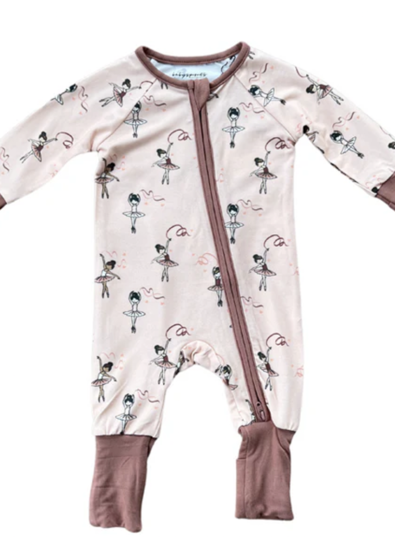 Elitaire Petite Ribbon Ballerinas Zippered Sleeper