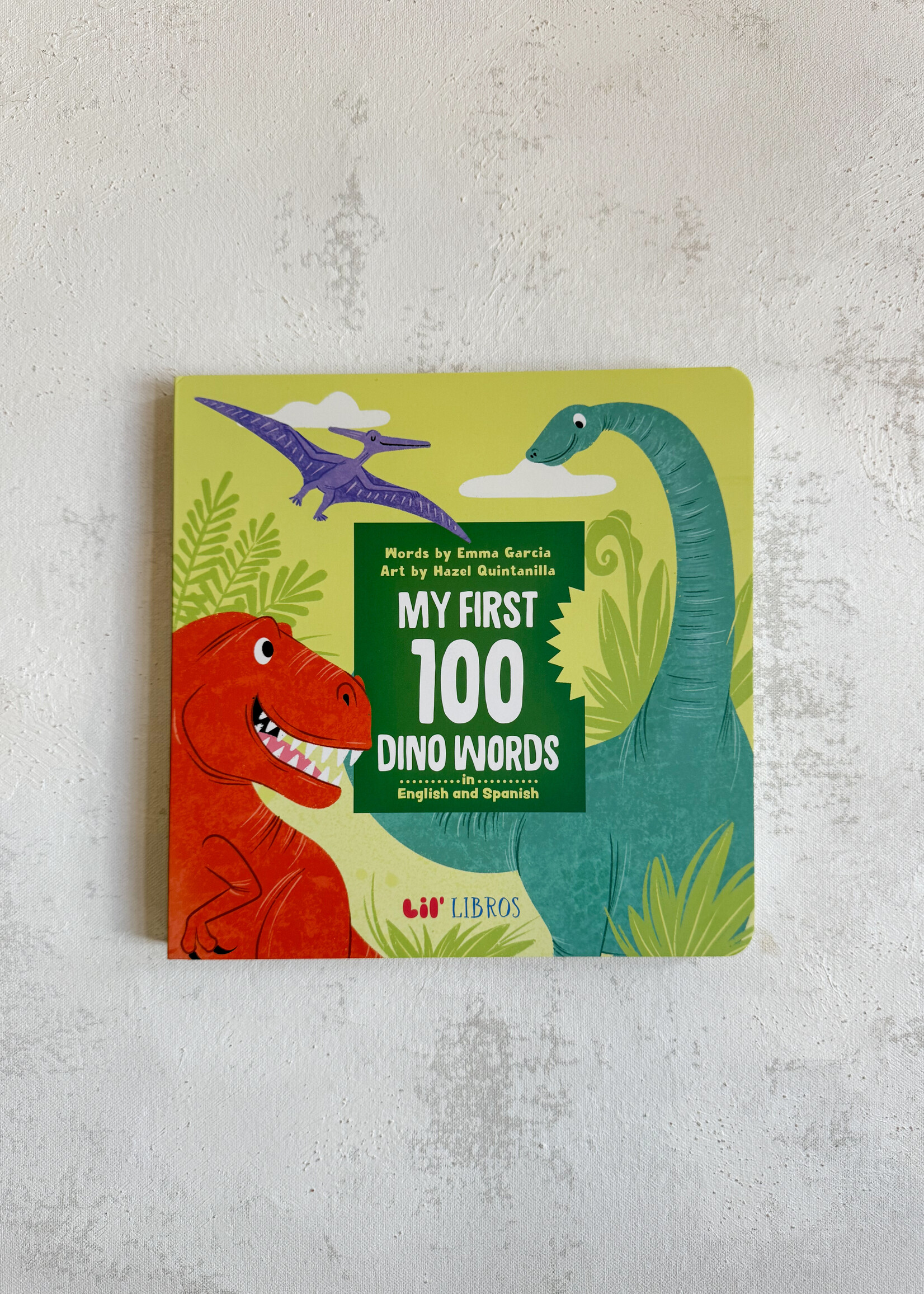 Elitaire Boutique My First 100 Dino Words in English and Spanish