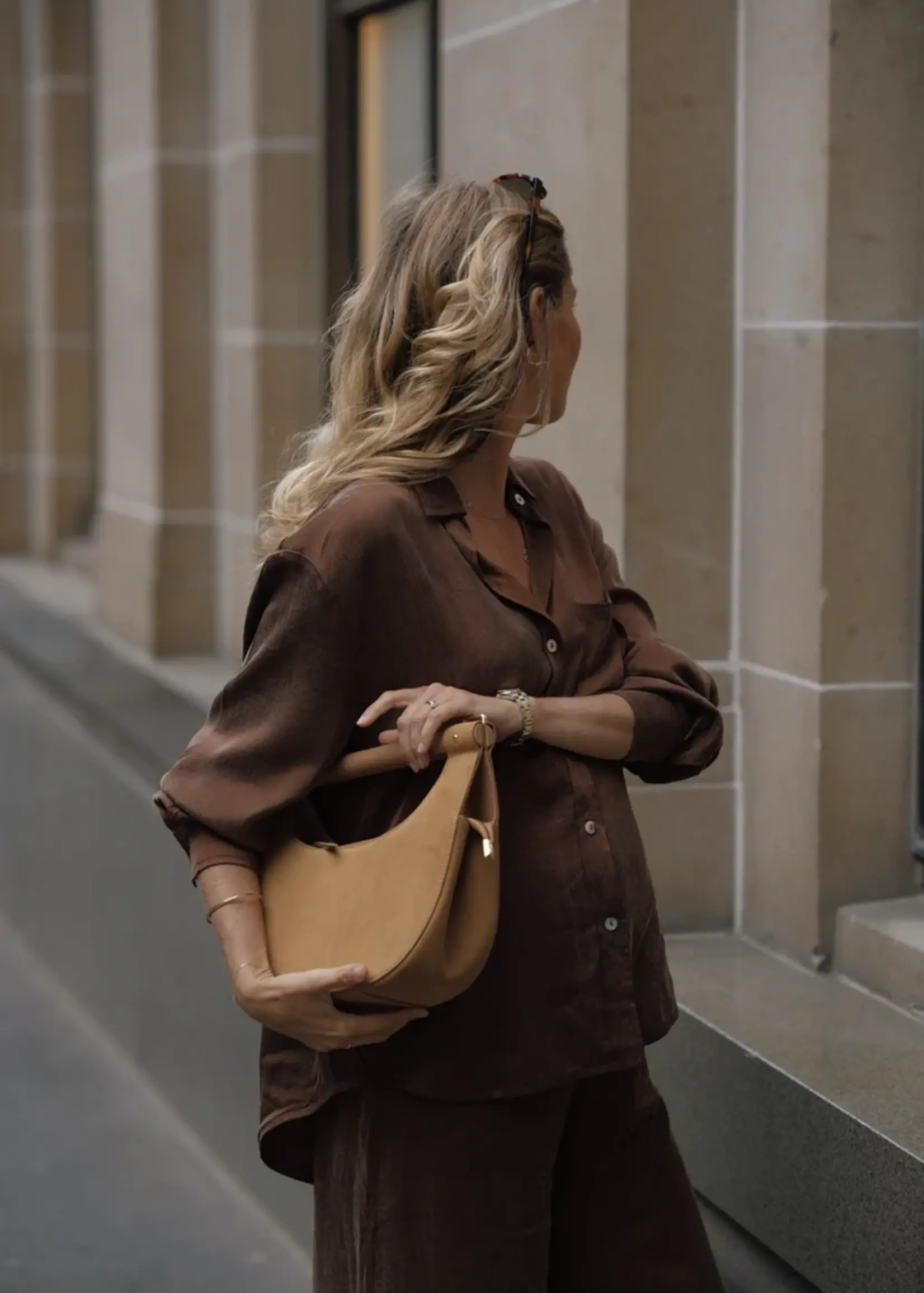 Elitaire Boutique The Florence Shirt in Coconut