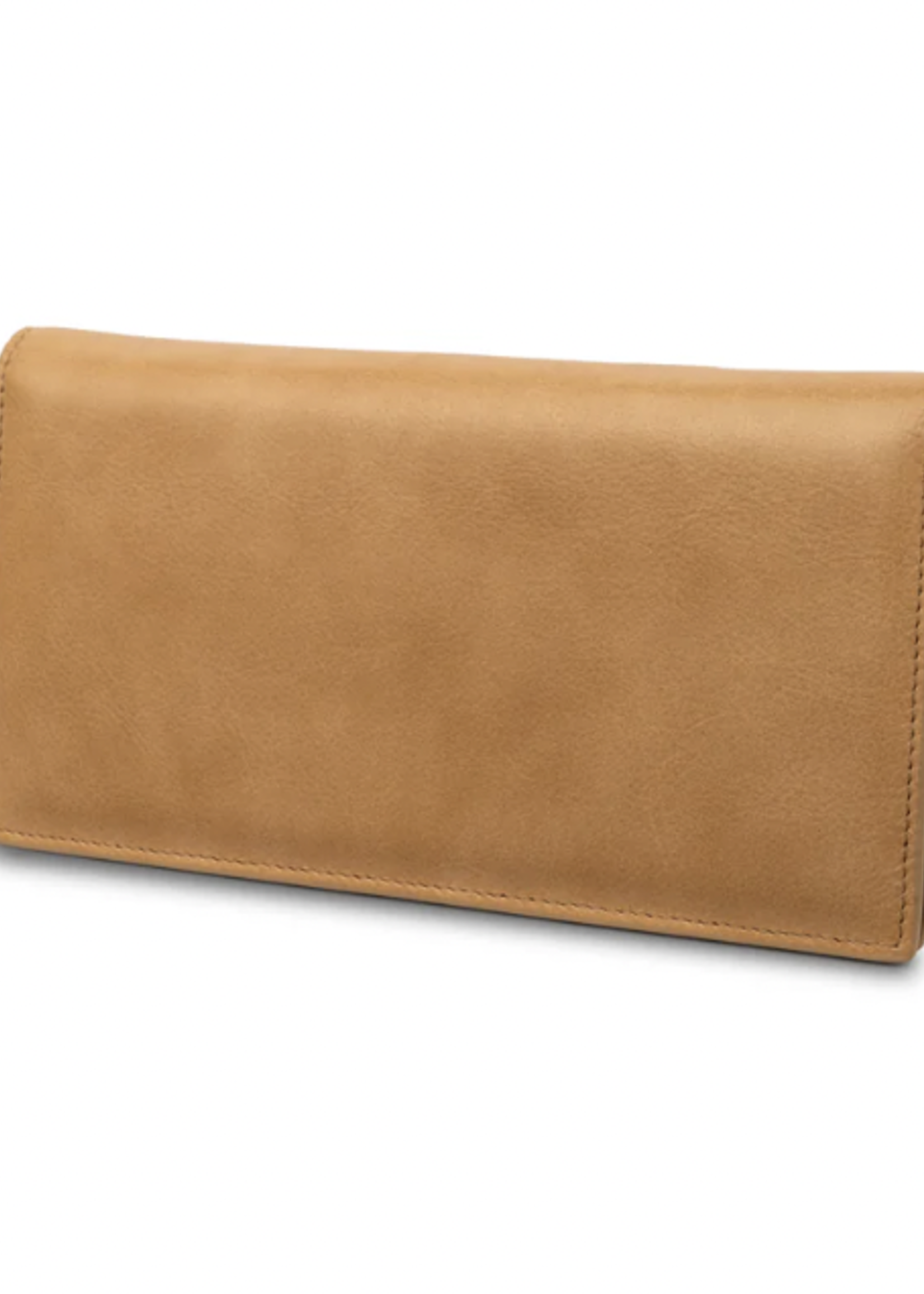 Elitaire Boutique The Faro Travel Wallet in Latte