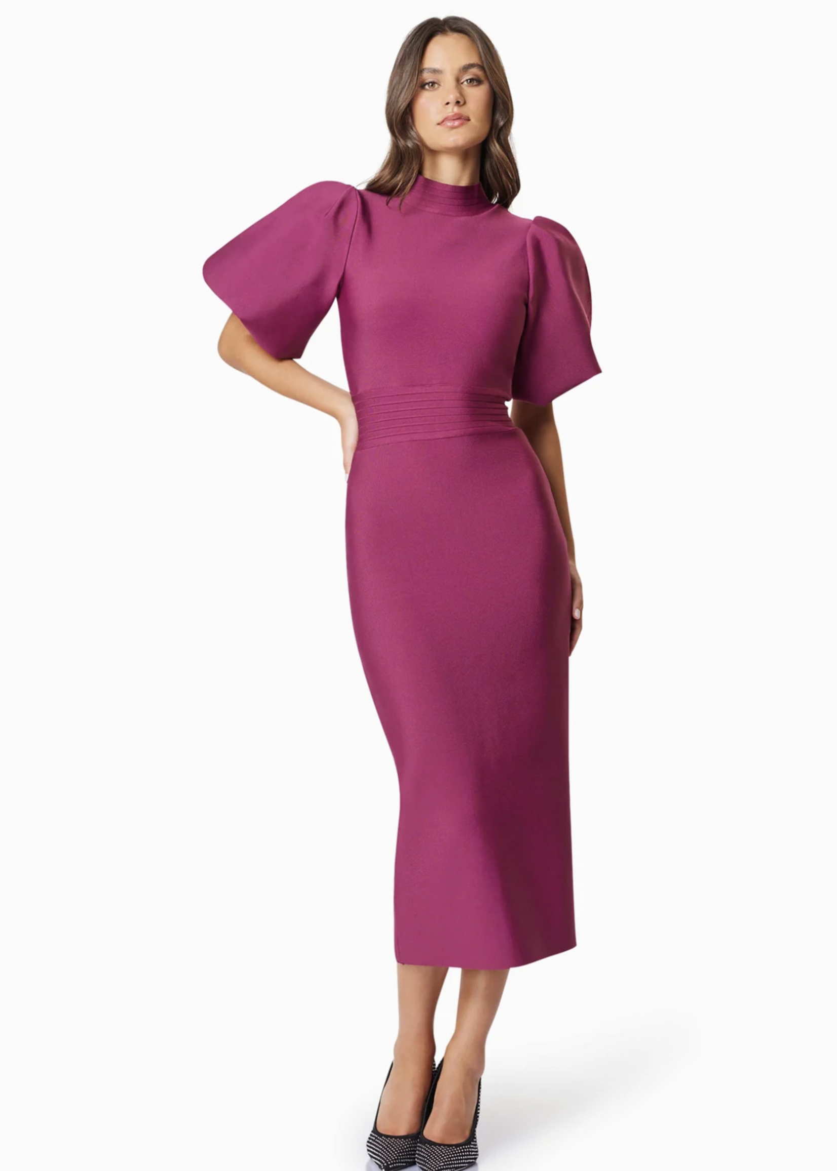 Elitaire Boutique Ella Midi Dress