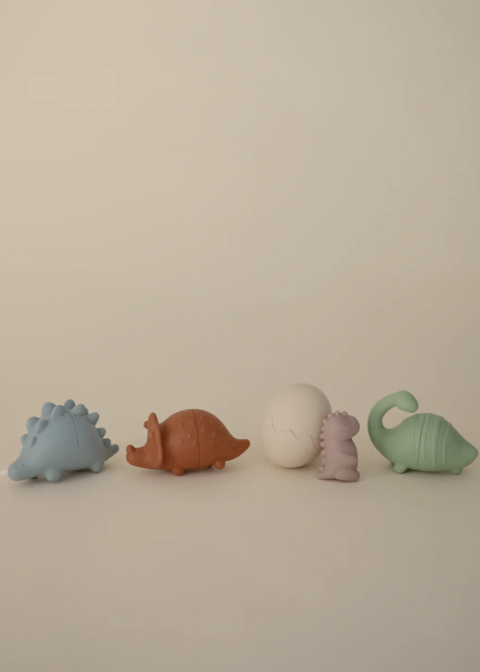 Elitaire Petite Dinos Mold Free Bath Toy Set