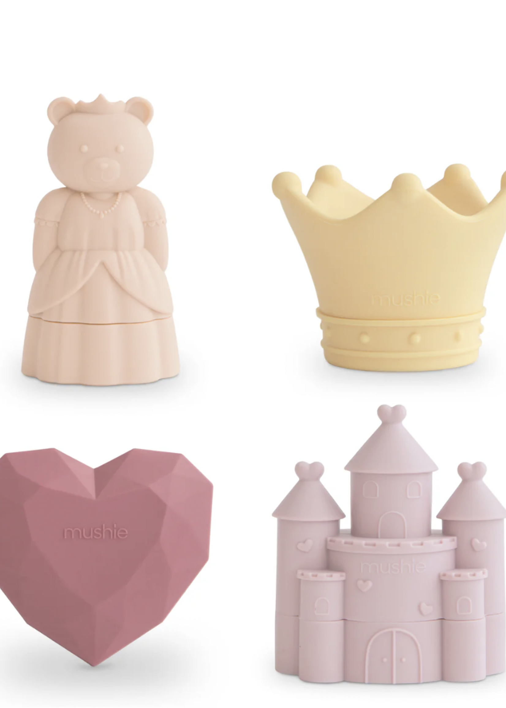 Elitaire Petite Princess Mold Free Bath Toy Set