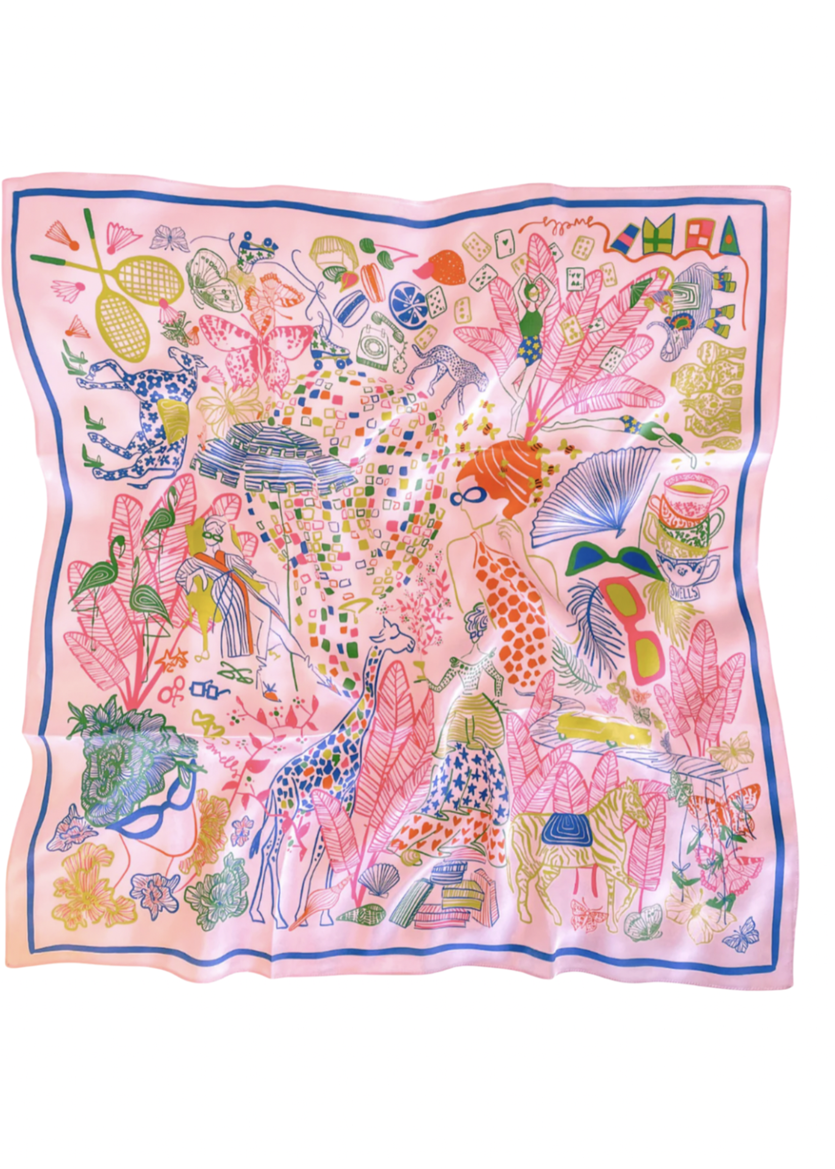 Elitaire Boutique Saint Tropez Silk Scarf by Swells