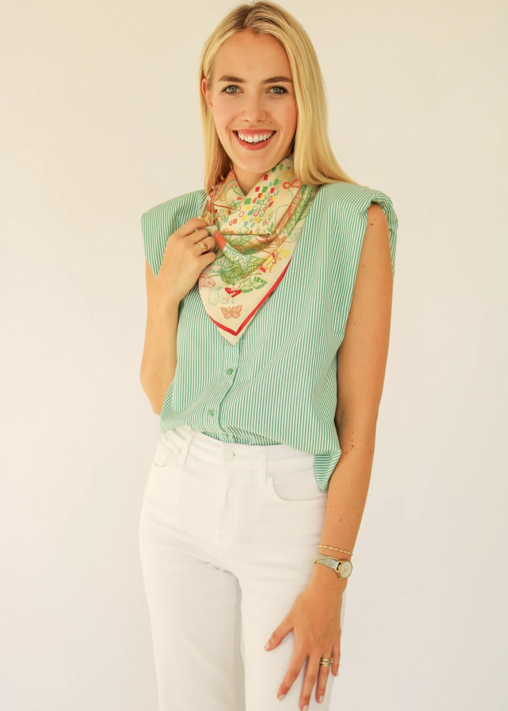 Elitaire Boutique Lou Pinet Silk Scarf by Swells