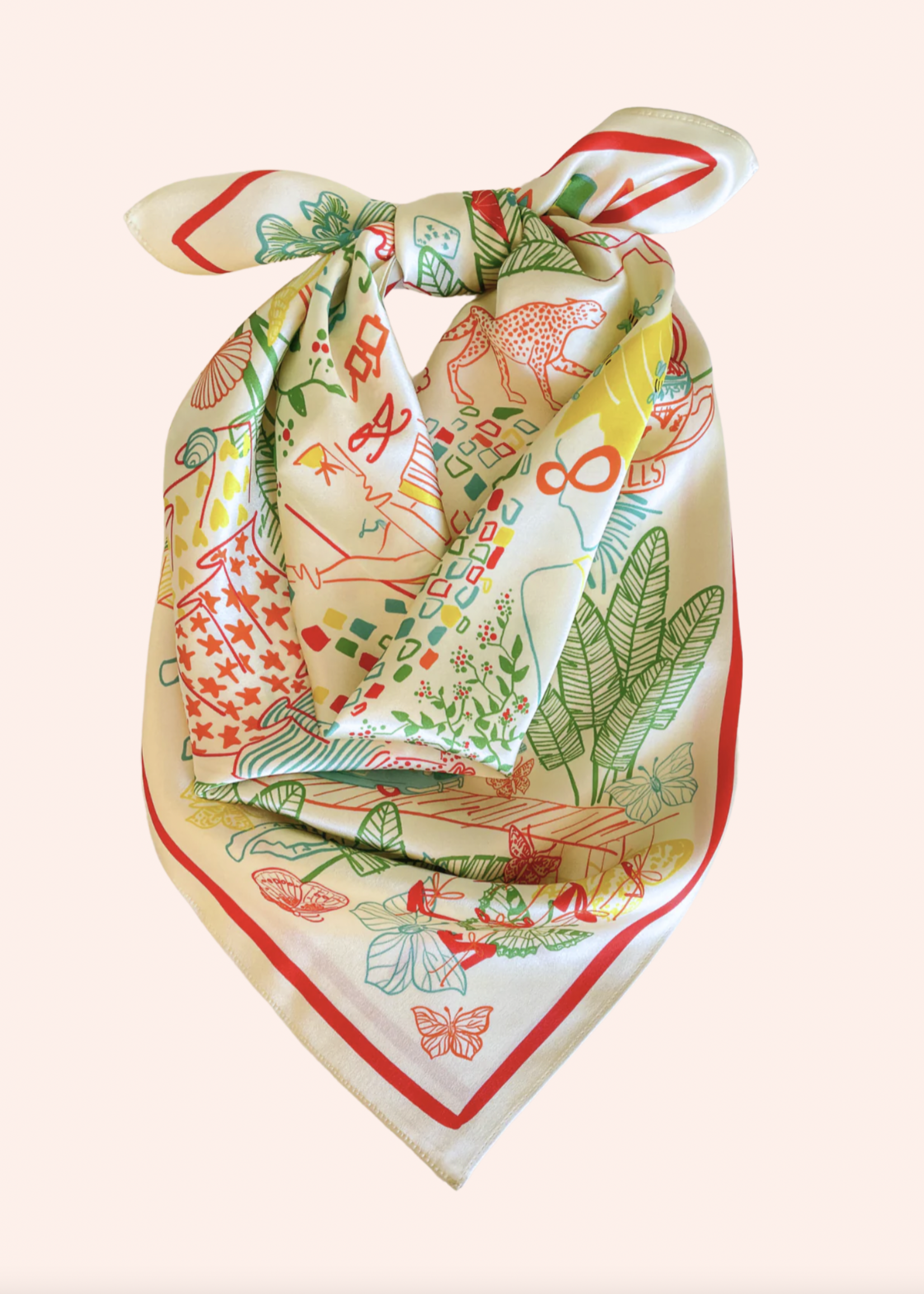 Elitaire Boutique Lou Pinet Silk Scarf by Swells