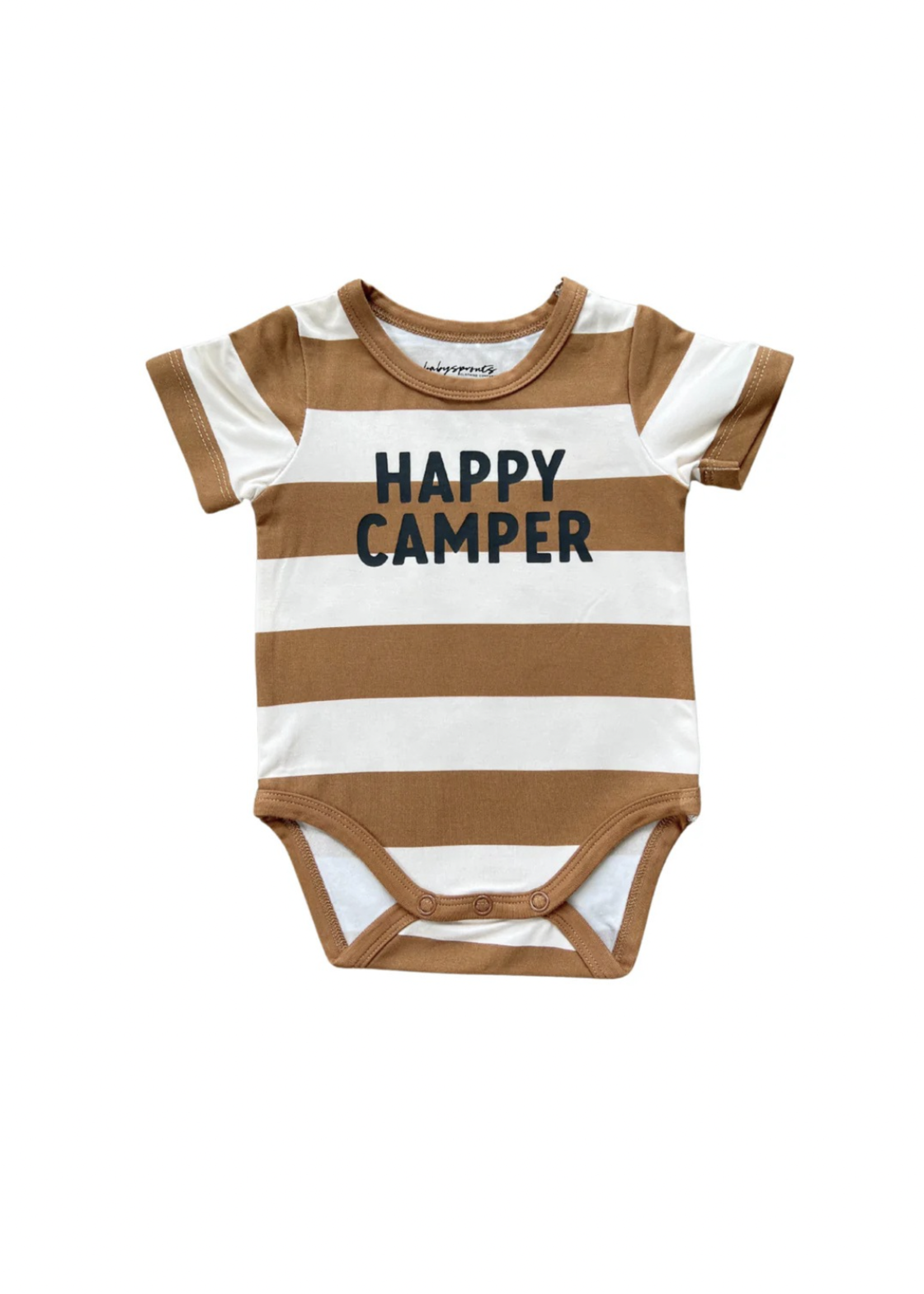 Elitaire Petite Short Sleeve Bodysuit in Happy Camper