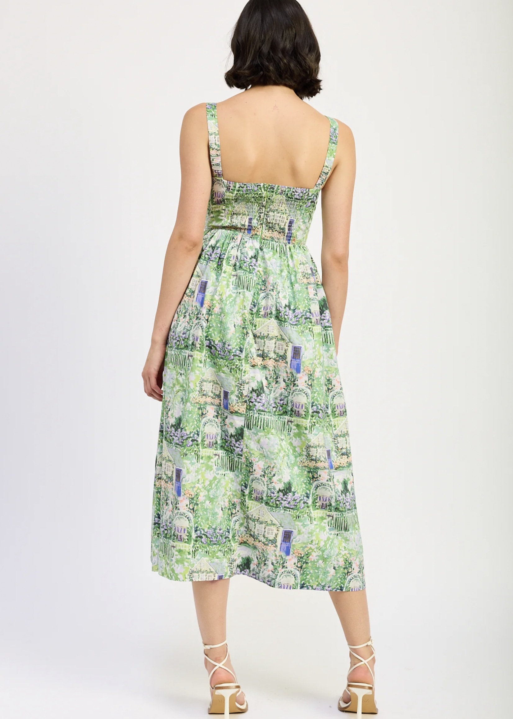 Elitaire Boutique Molly Corset Midi Sun Dress