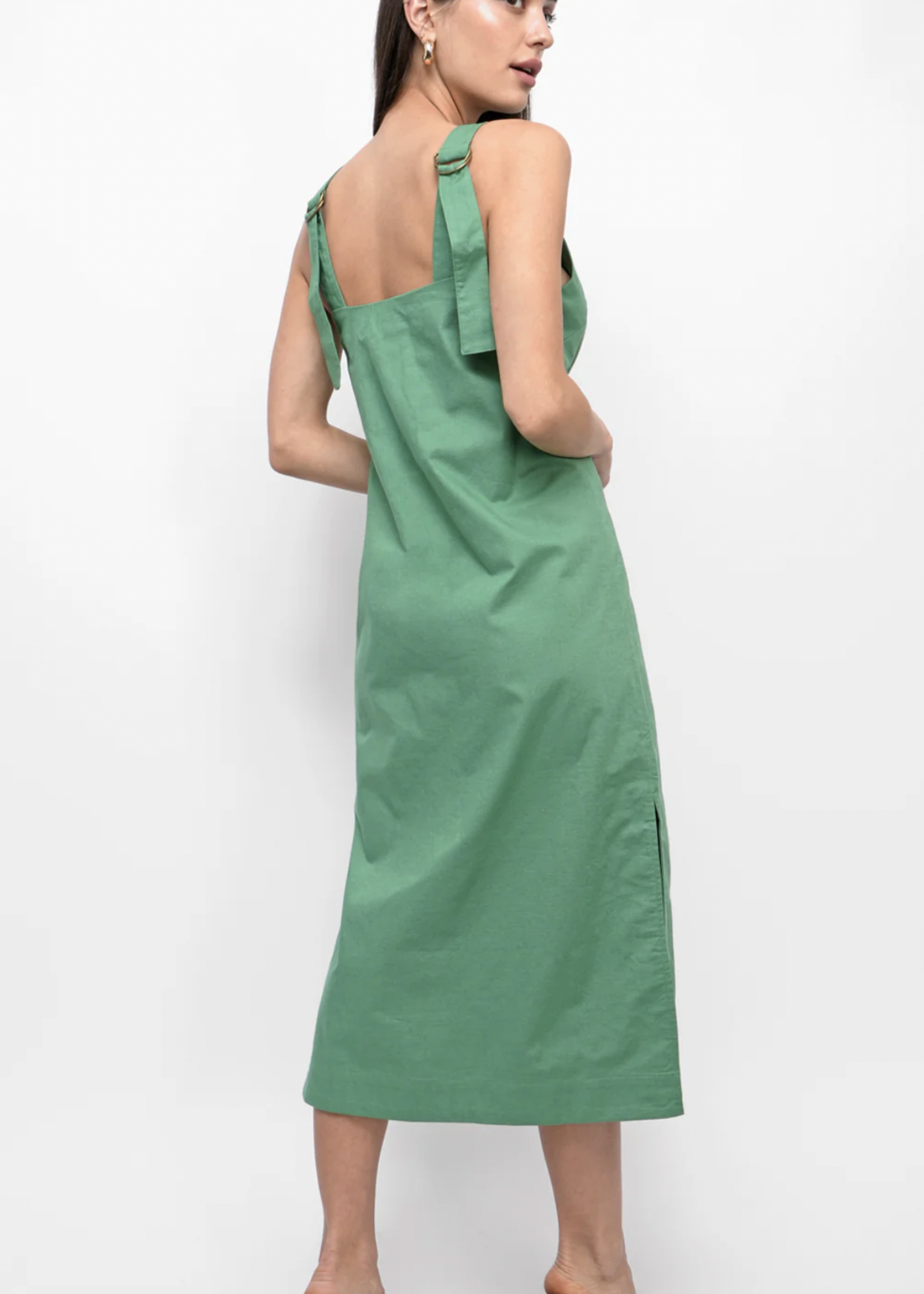 Elitaire Boutique Lizette Apron Midi Dress