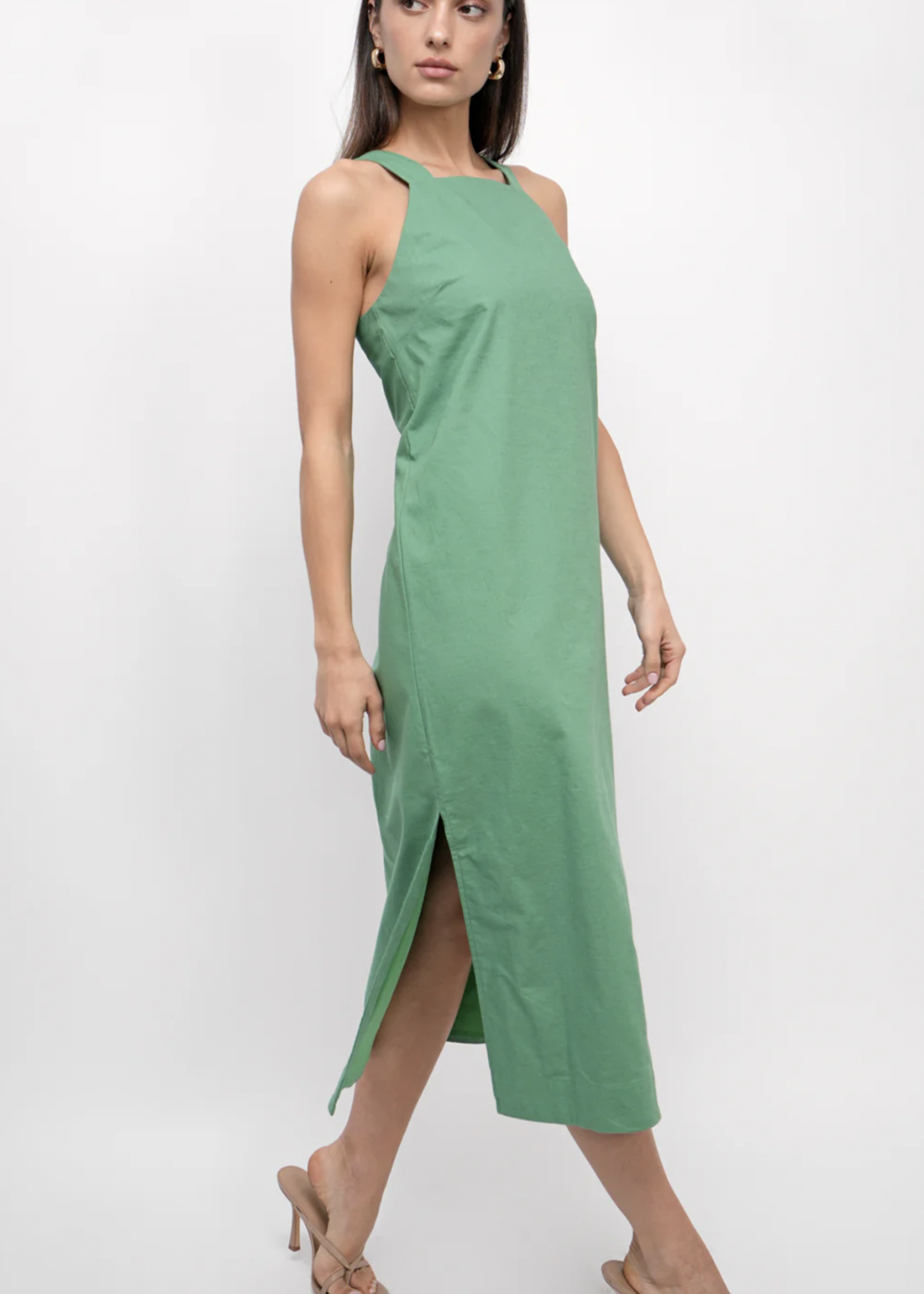 Elitaire Boutique Lizette Apron Midi Dress