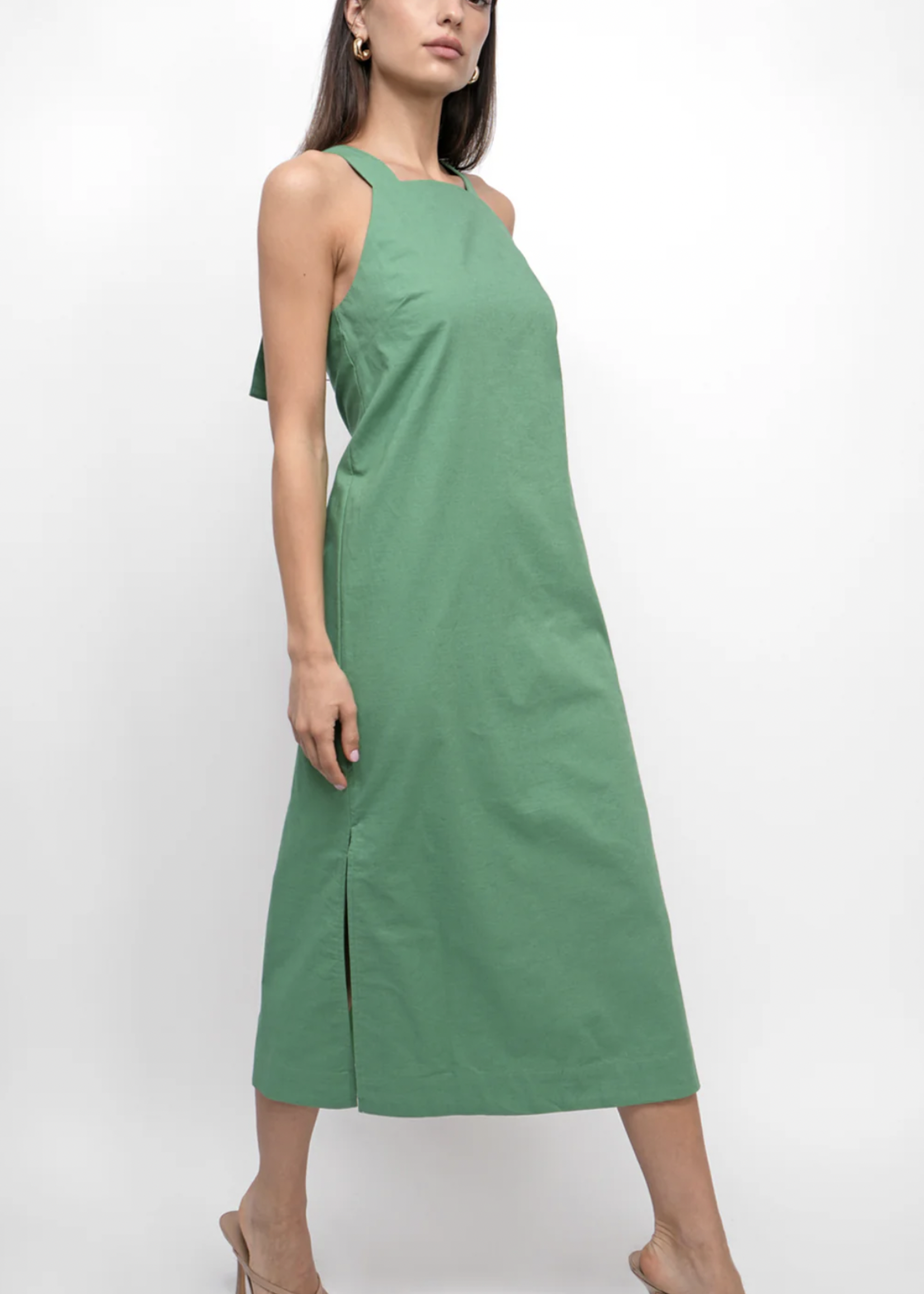 Elitaire Boutique Lizette Apron Midi Dress