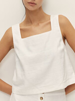 Elitaire Boutique Lucia Linen Top