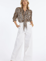 Elitaire Boutique Alessandro Wide Leg Pant in White