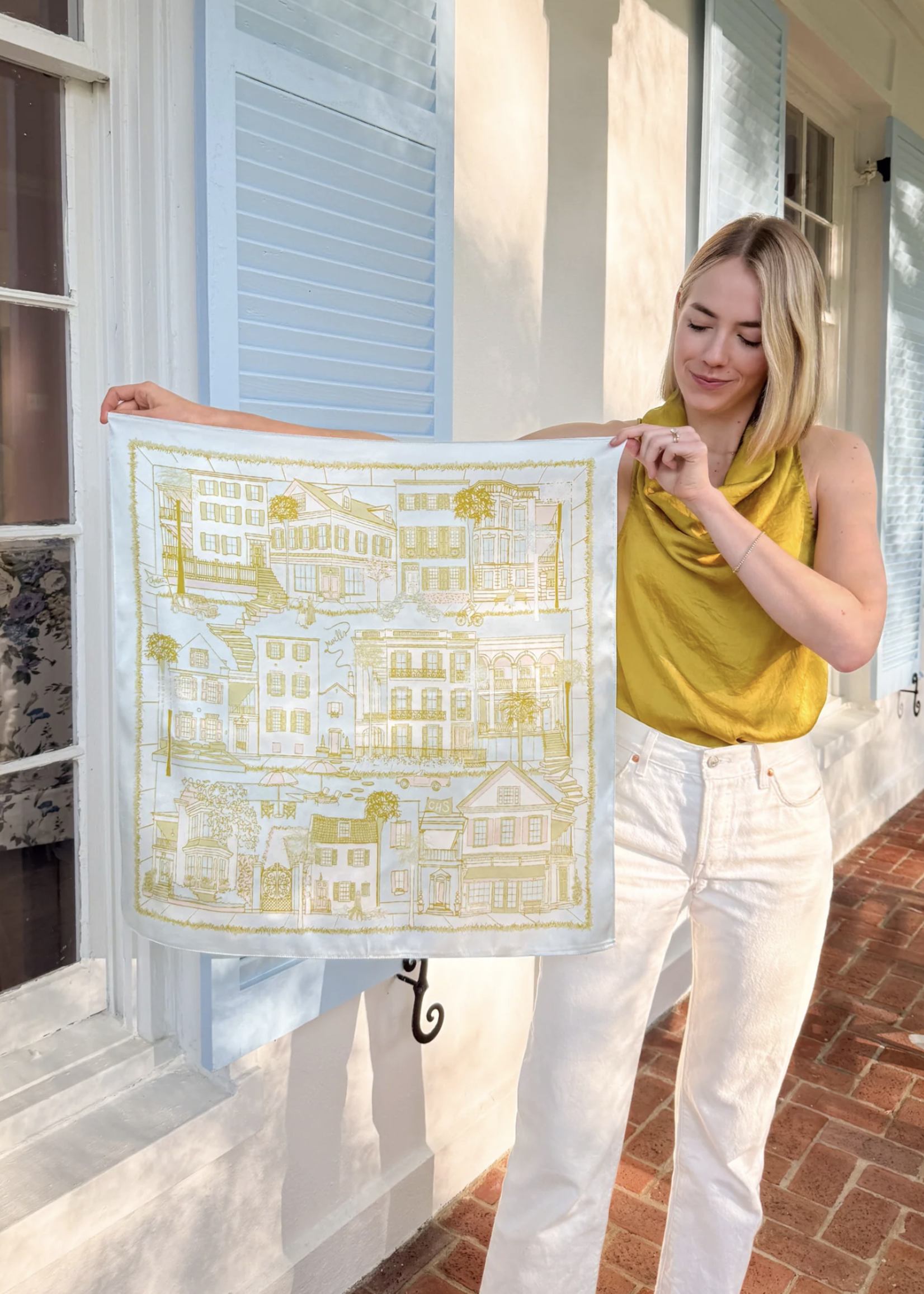 Elitaire Boutique Charleston Silk Scarf by Swells
