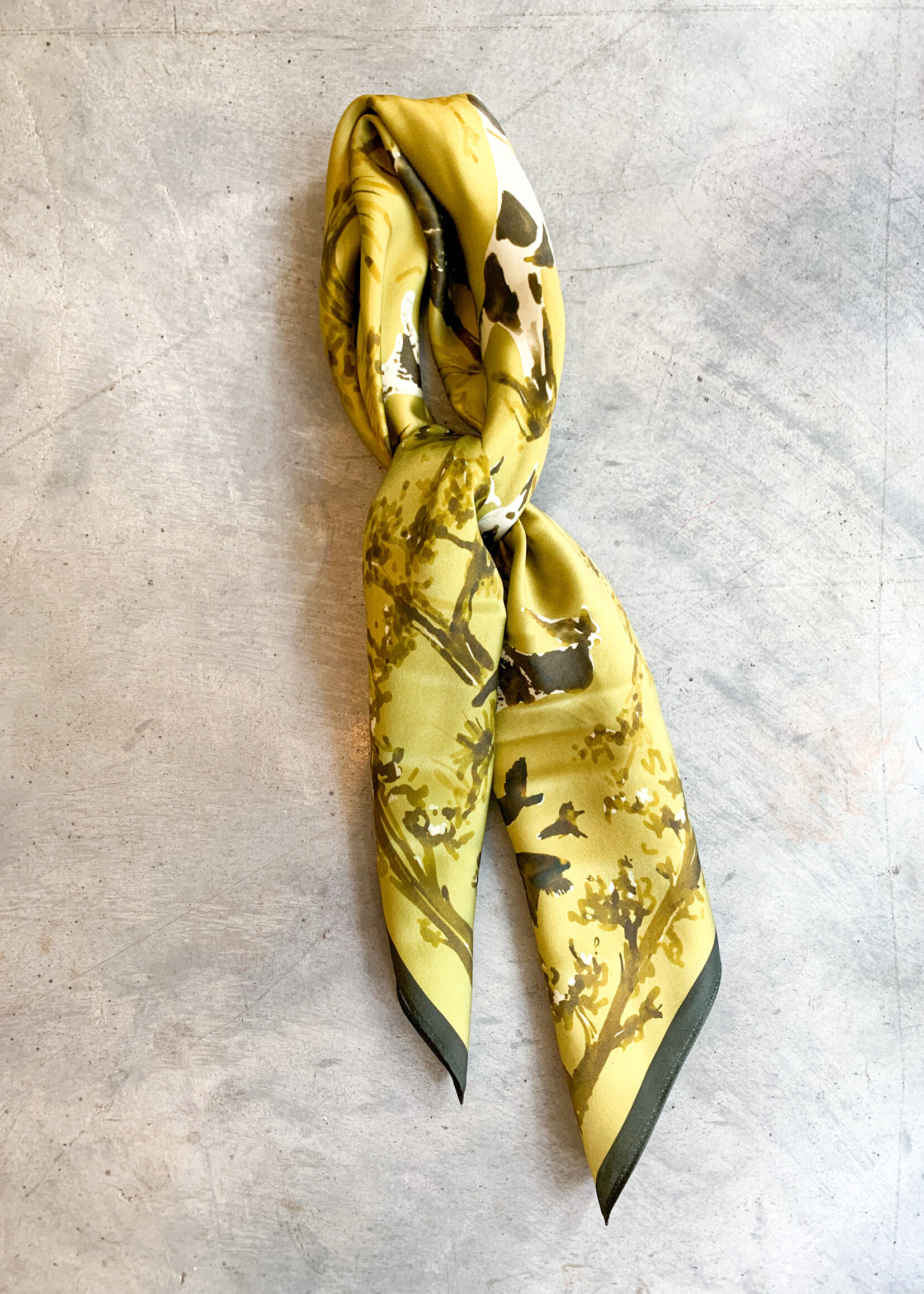 Elitaire Boutique Bird Dog Silk Scarf by Swells