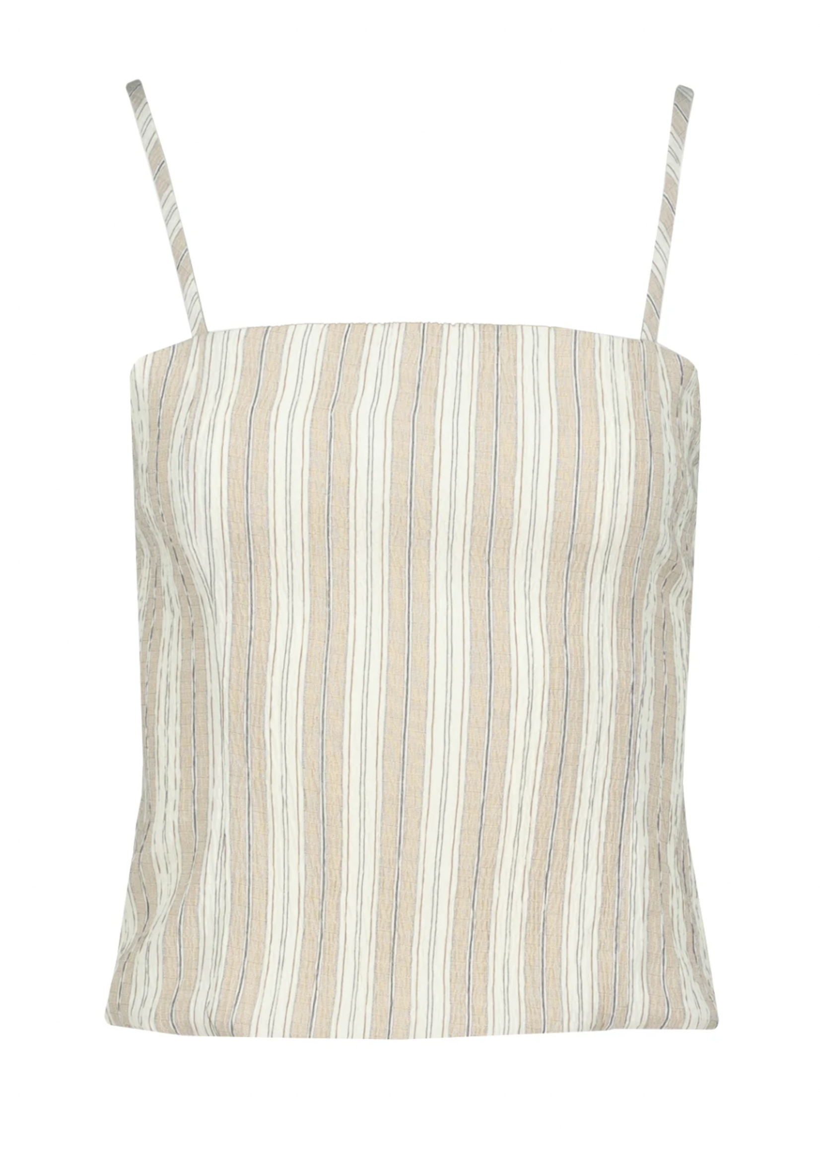 Elitaire Boutique Coastal Stripe Crop Top