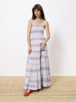 Elitaire Boutique Clair Dress in Blue Plaid