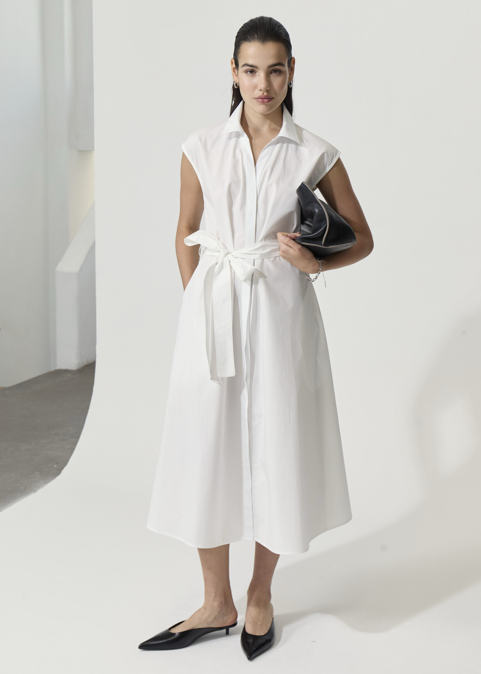 Elitaire Boutique Imola Dress in Off White