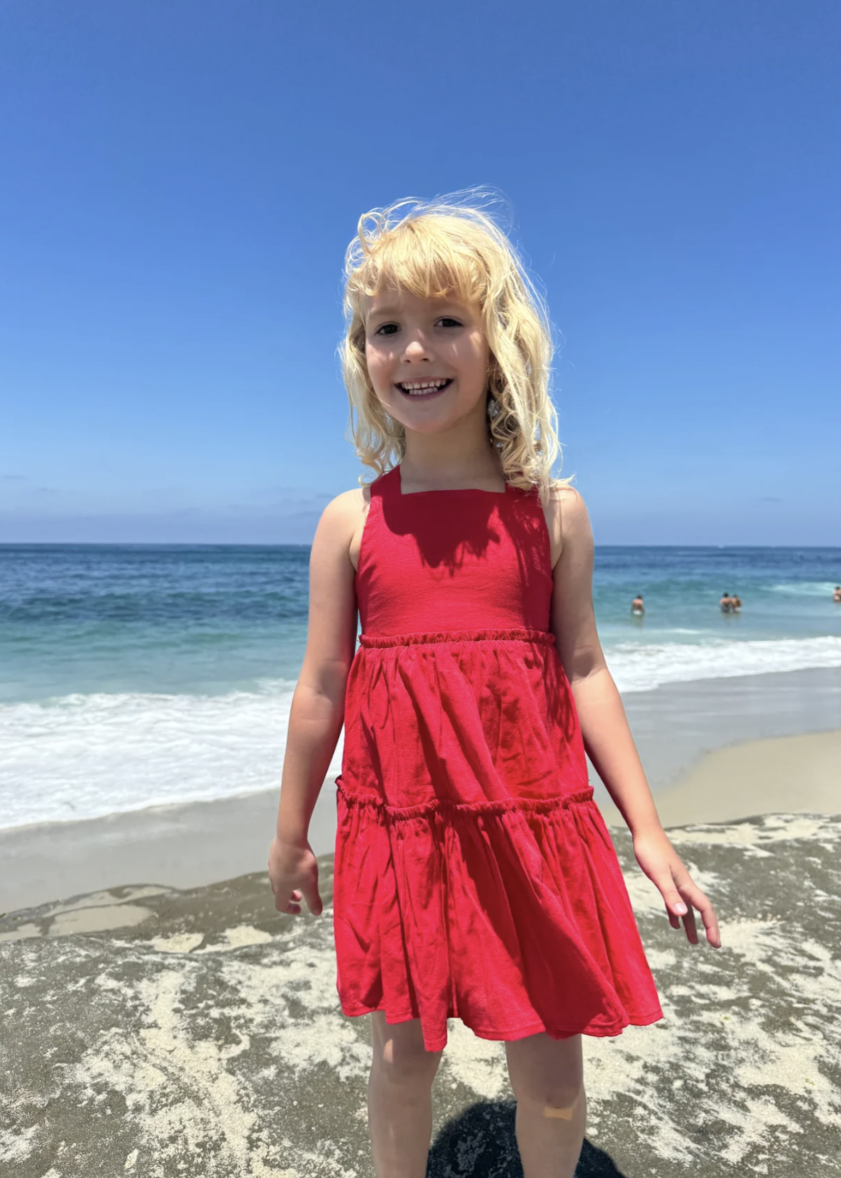 Elitaire Petite Maeve Dress in Red