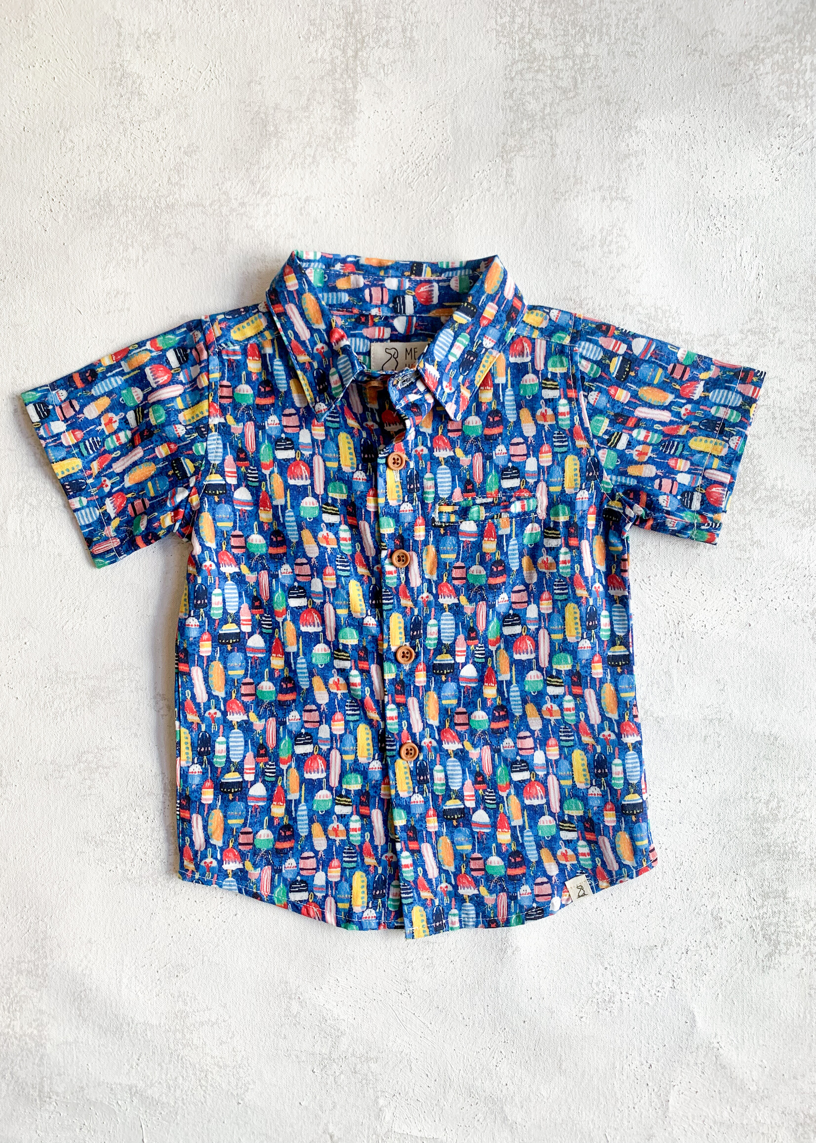 Elitaire Petite Molokai Romper + Shirt in Nautical Buoys