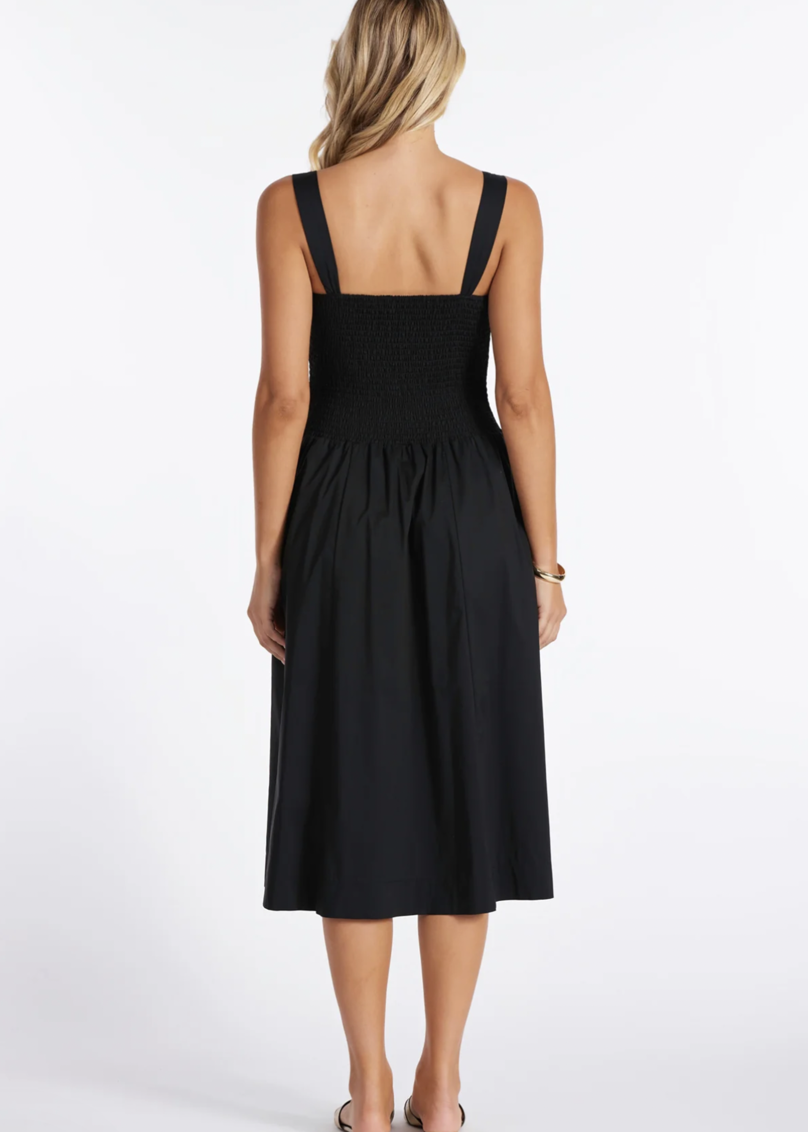 Elitaire Boutique Corsica Smocked Poplin Dress