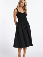 Elitaire Boutique Corsica Smocked Poplin Dress