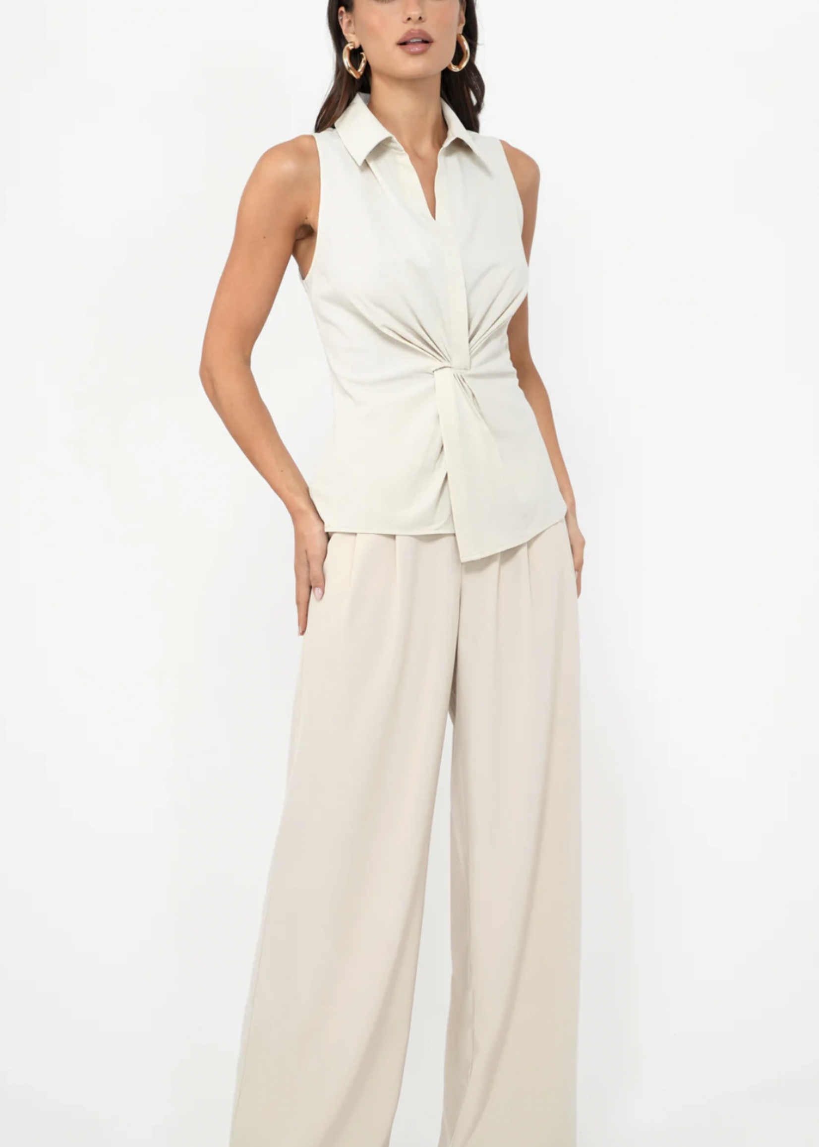 Elitaire Boutique Rola Twist Front Shirt