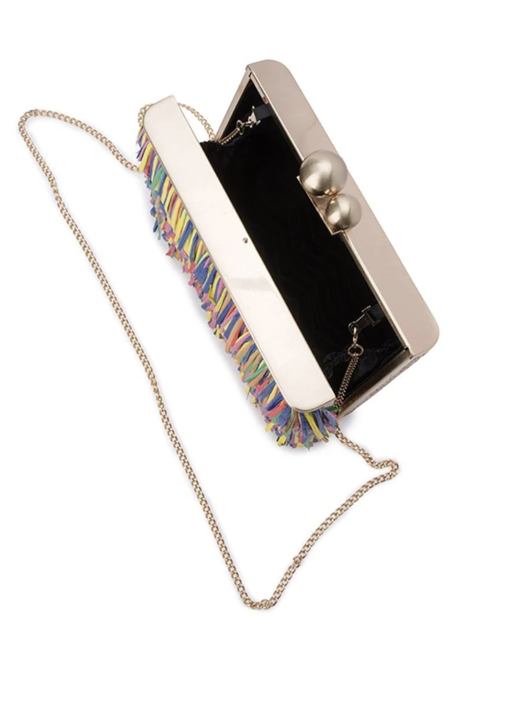 Elitaire Boutique Carlita Carnivale Fringed Clutch