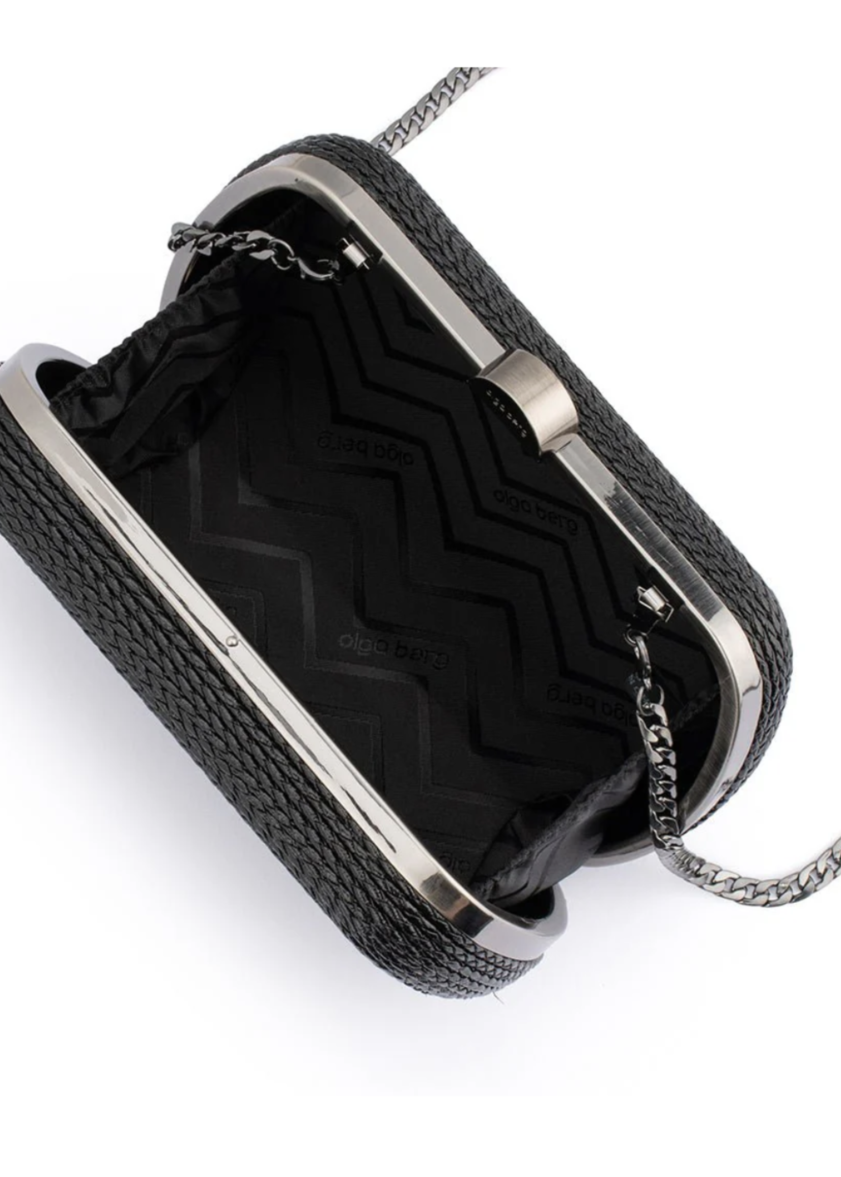 Elitaire Boutique Martina Rope Clutch in Black