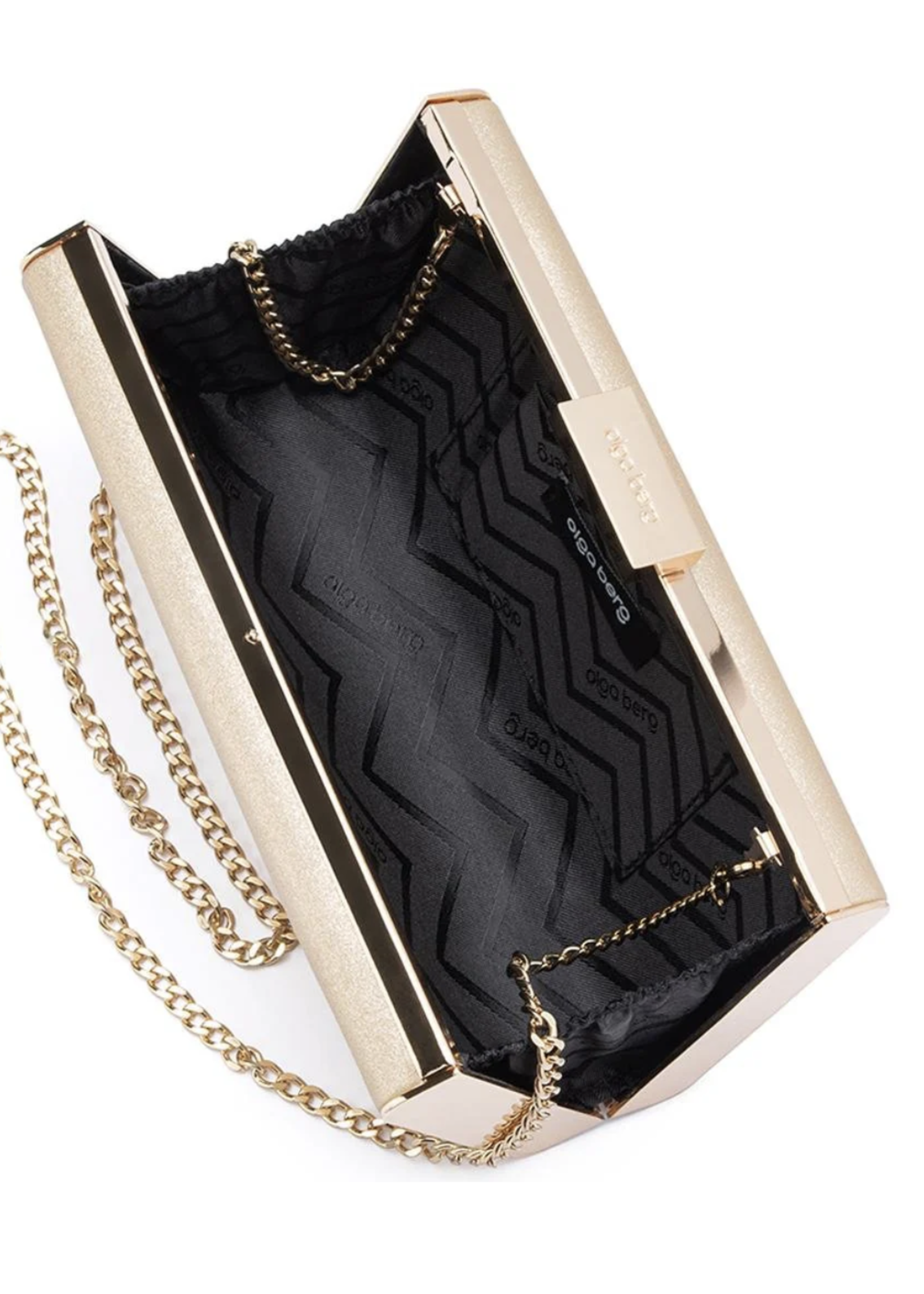 Elitaire Boutique Precious Slimline Clutch in Champagne