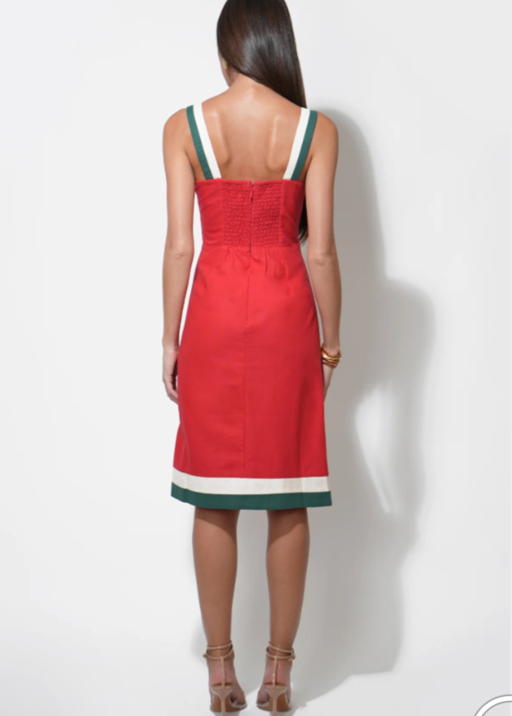 Elitaire Boutique Birds of Paradise Midi Dress