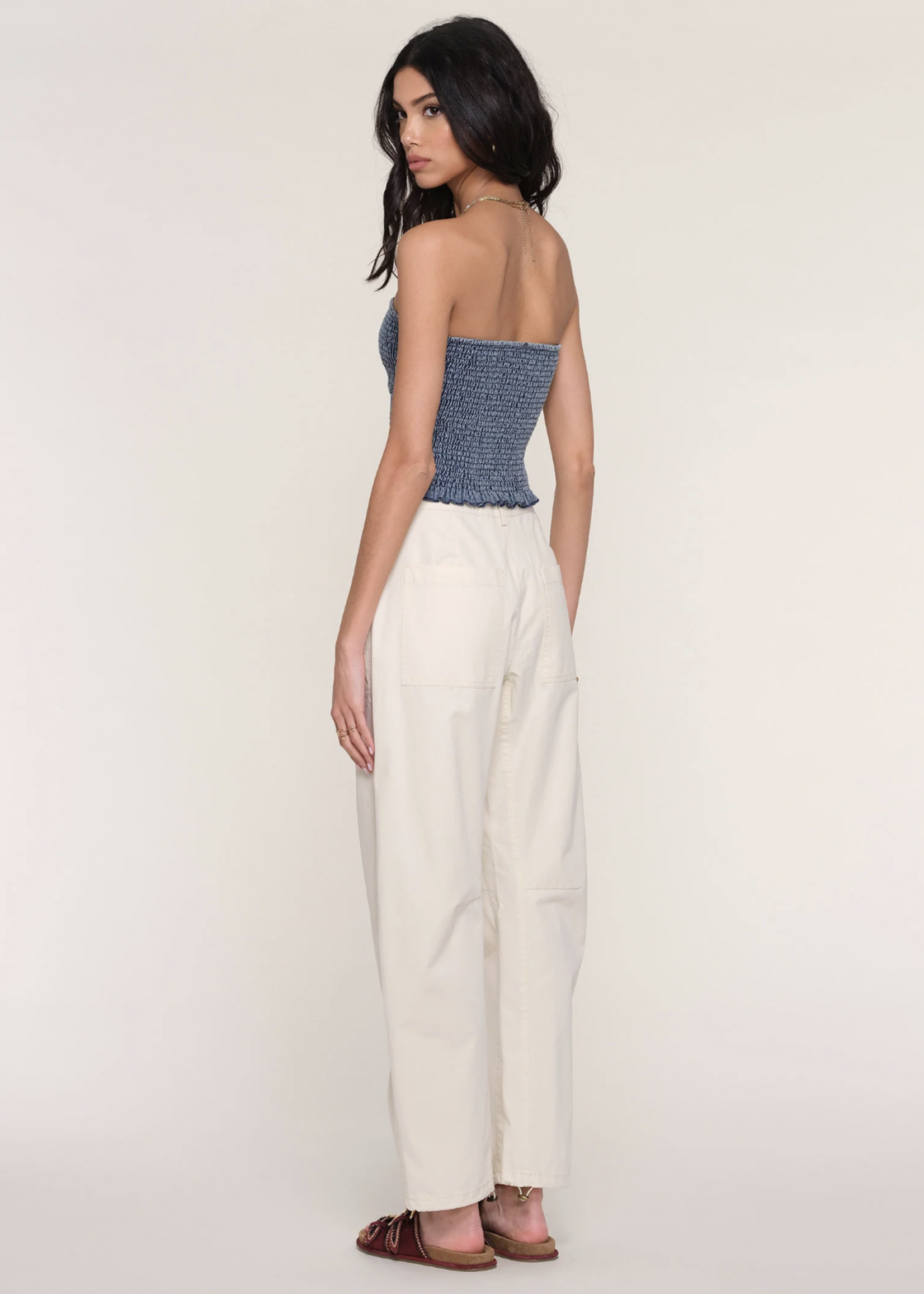 Elitaire Boutique Alleia Pant in Ecru