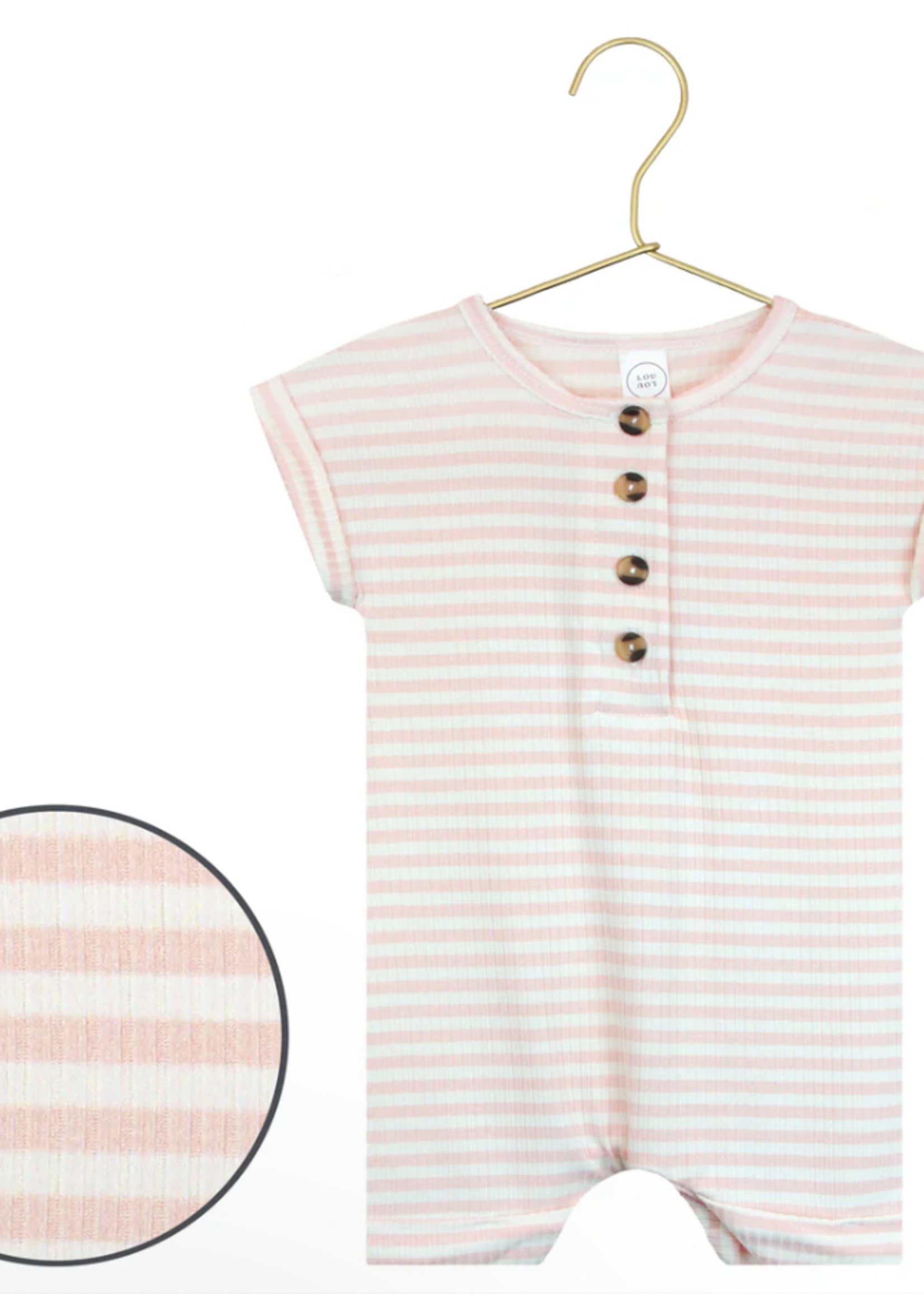 Elitaire Petite Harper Ribbed Romper