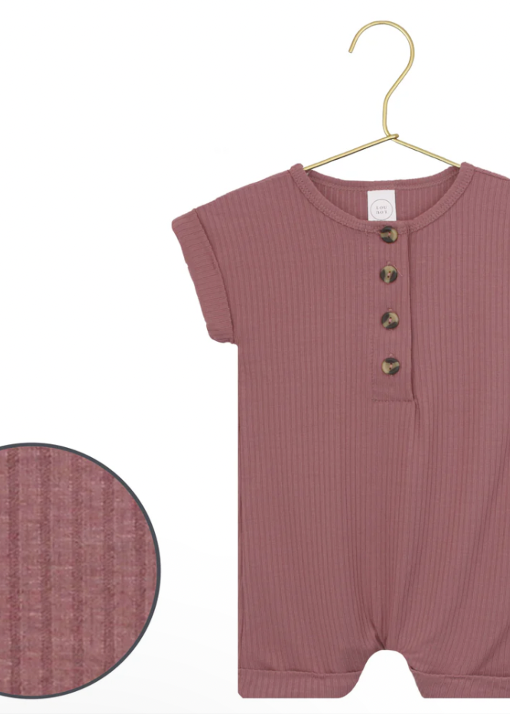 Elitaire Petite Marjorie Ribbed Romper