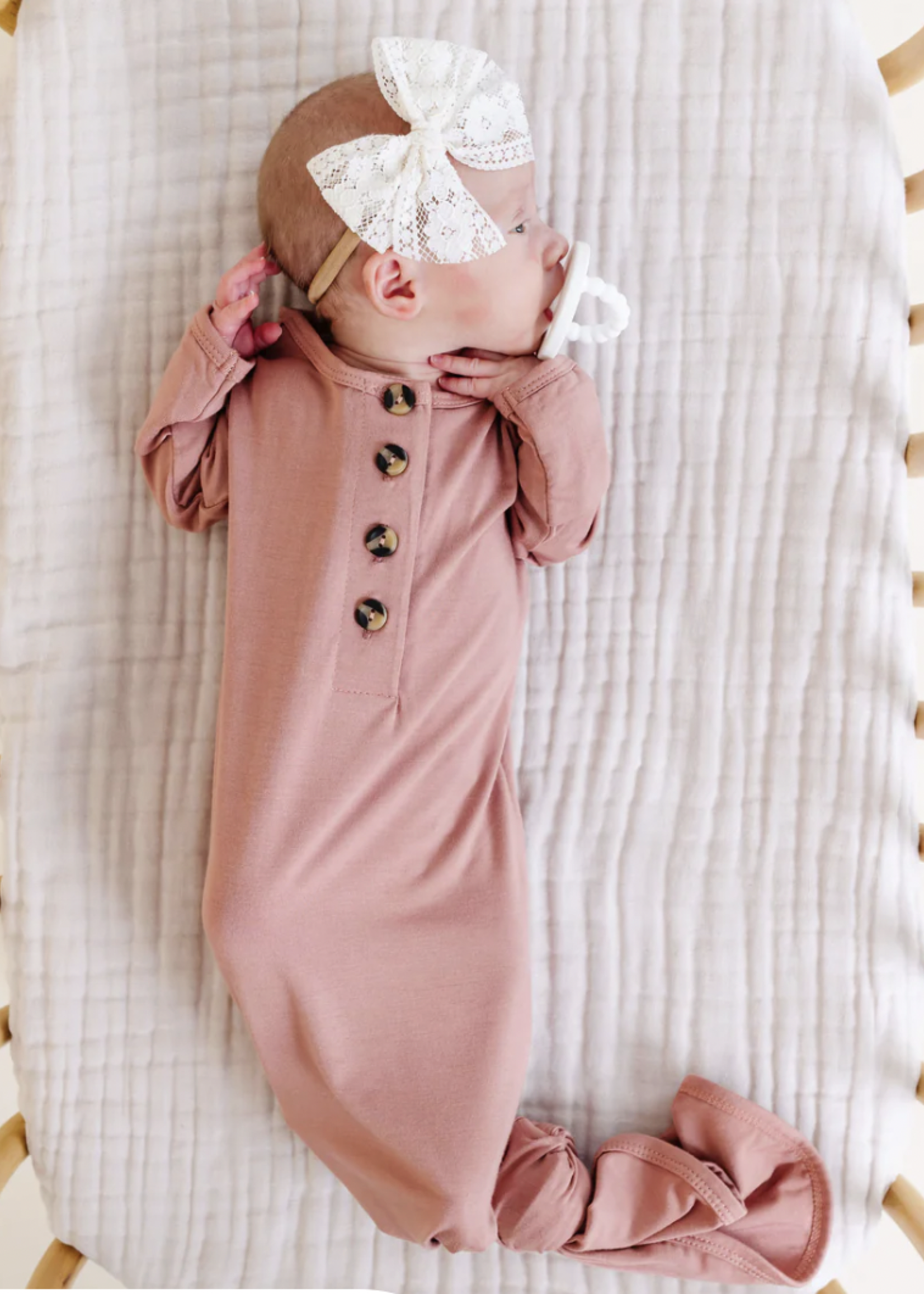 Elitaire Petite Blakely Knotted Gown