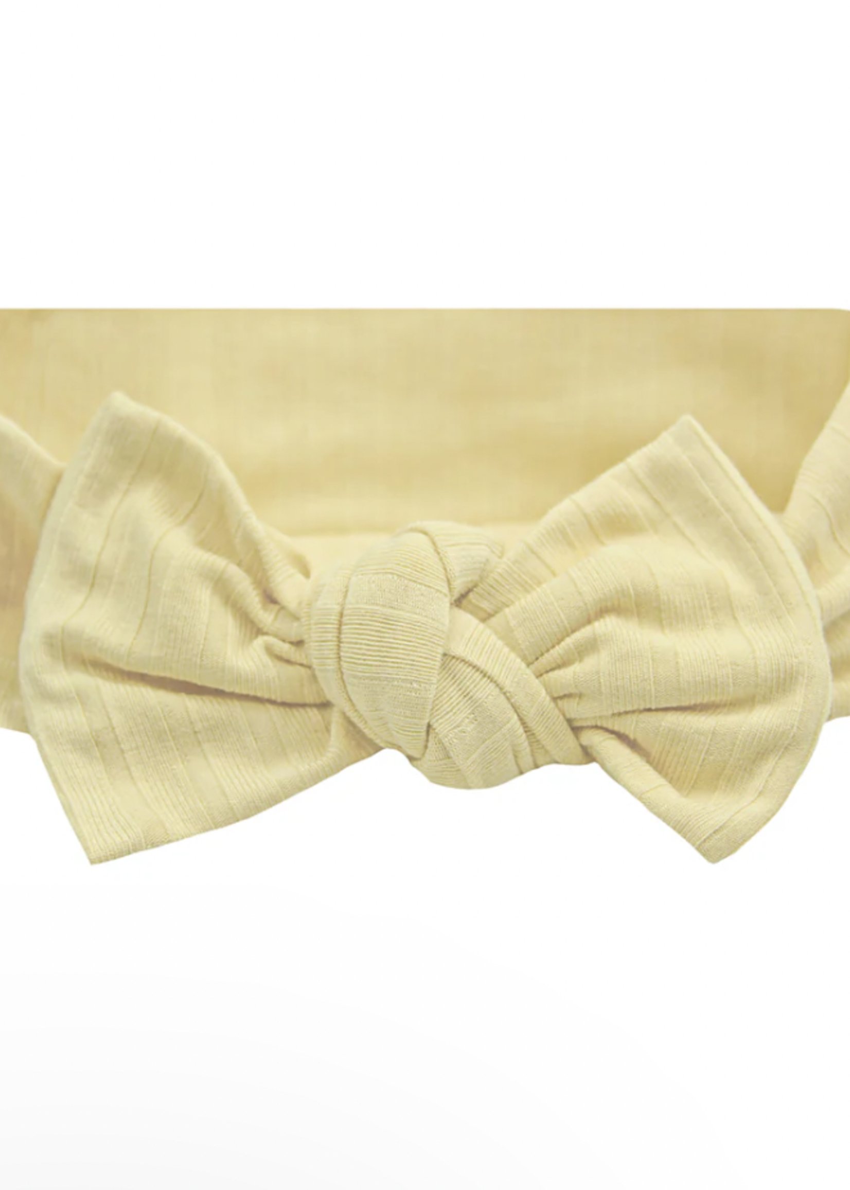 Elitaire Petite Birdie Ribbed Knot Headband