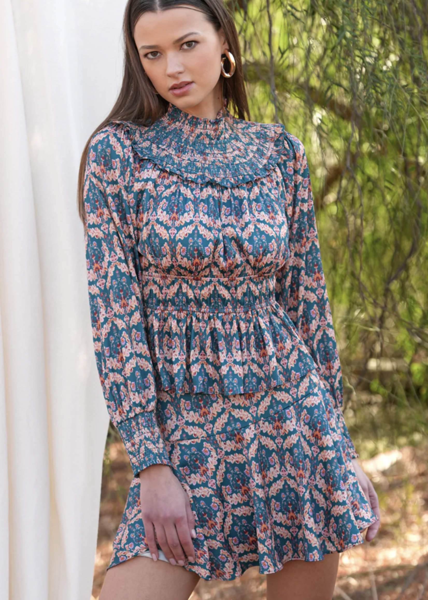 Elitaire Boutique Melodie Mock Neck Blouse