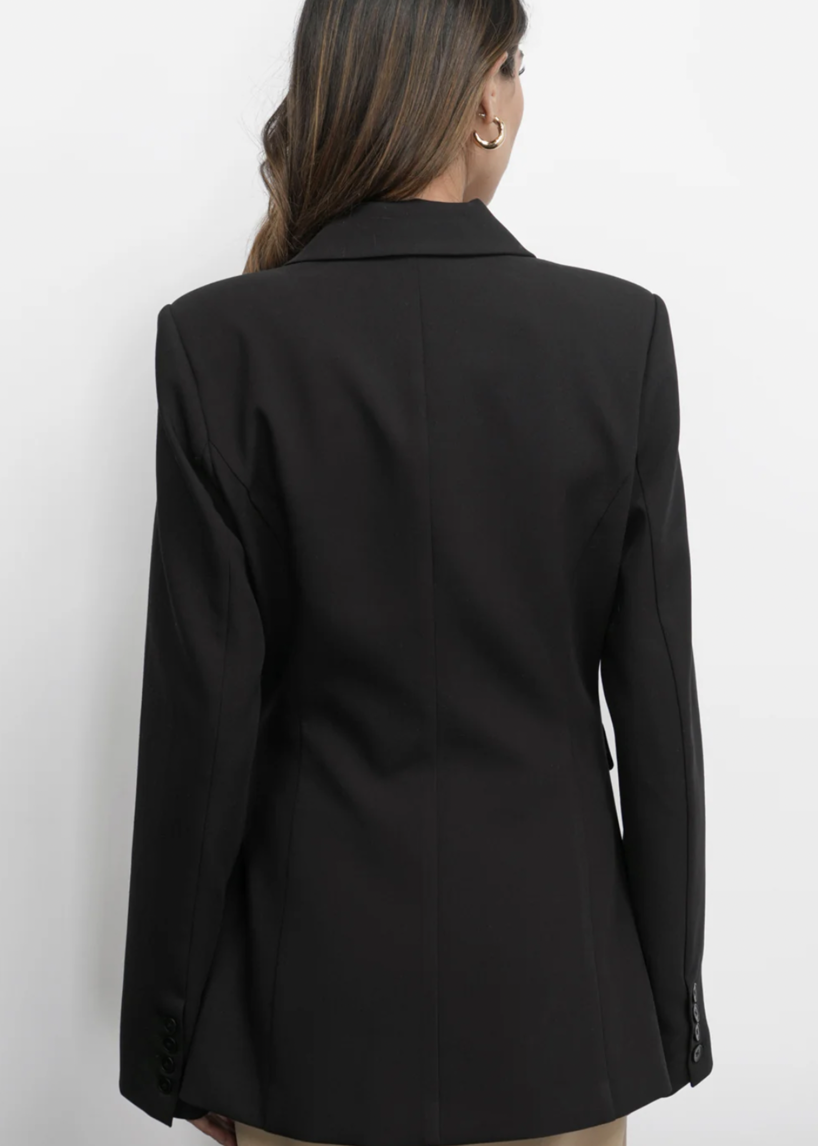 Elitaire Boutique Yellis Pinched Waist Blazer