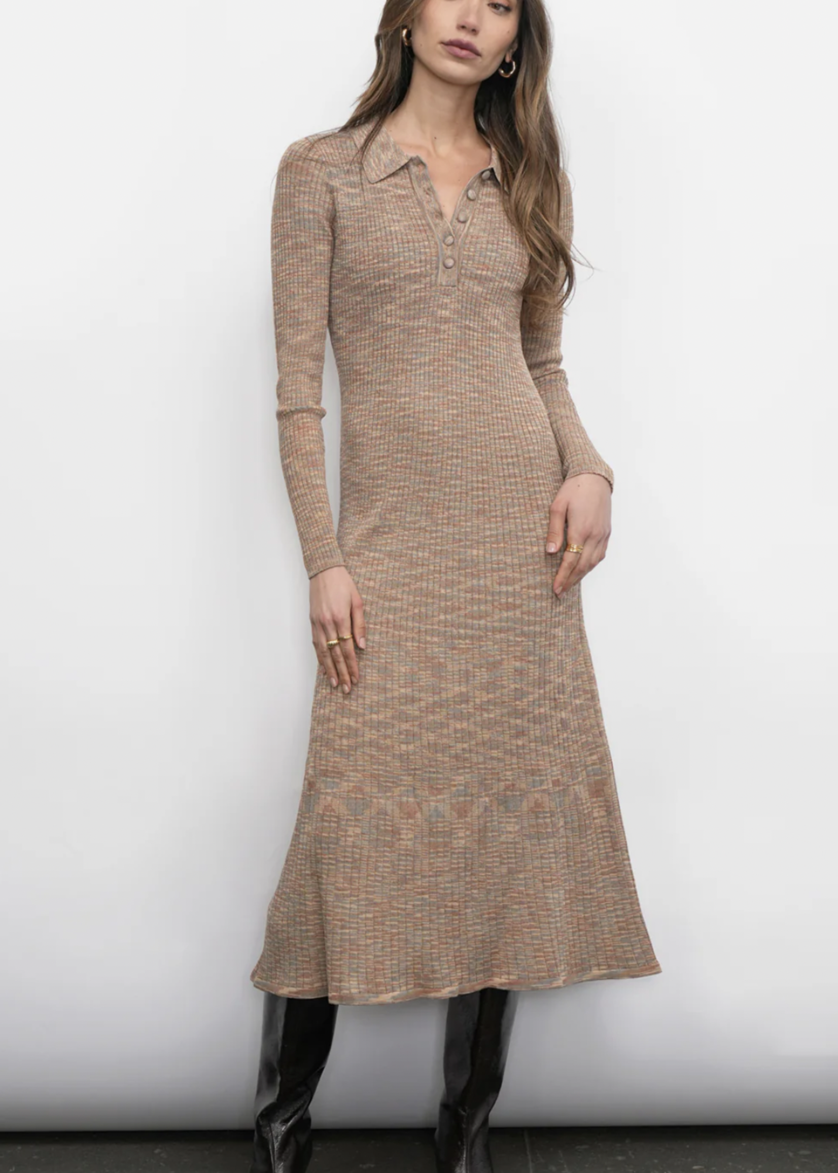 Elitaire Boutique Alba Polo Knit Dress